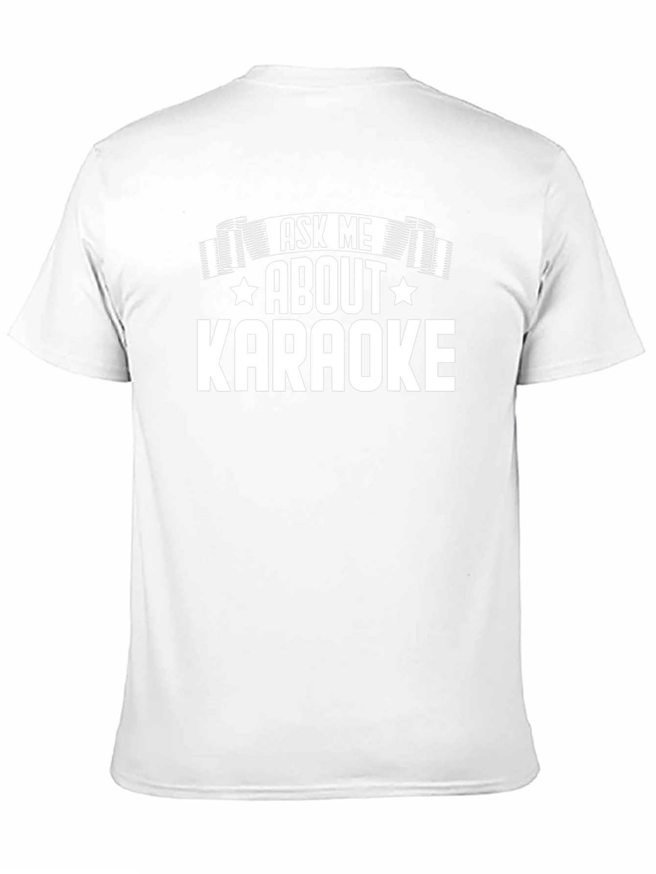 Ask Me About Karaoke Black T-Shirt