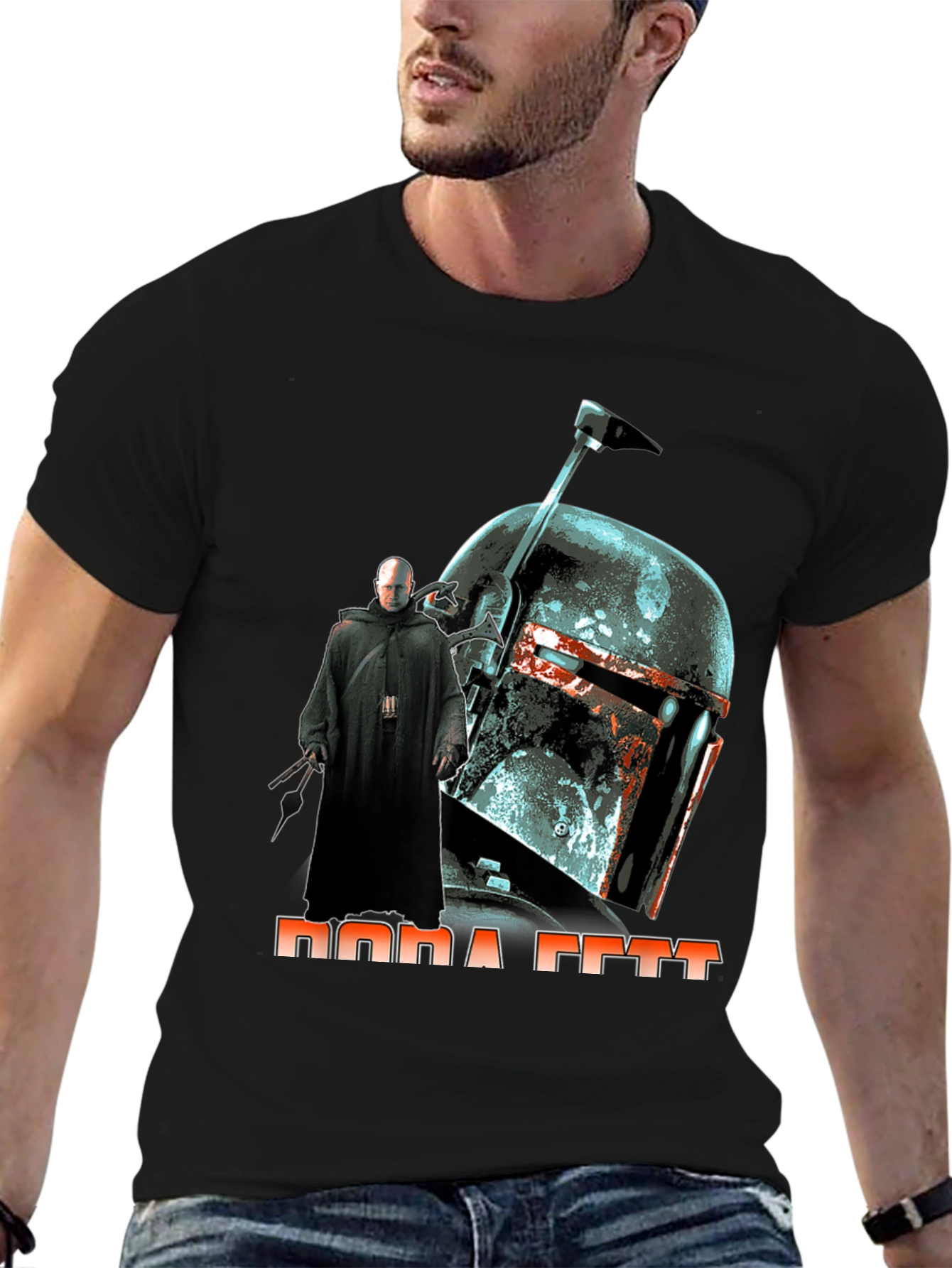Boba Fett Star Wars Graphic Black T-Shirt
