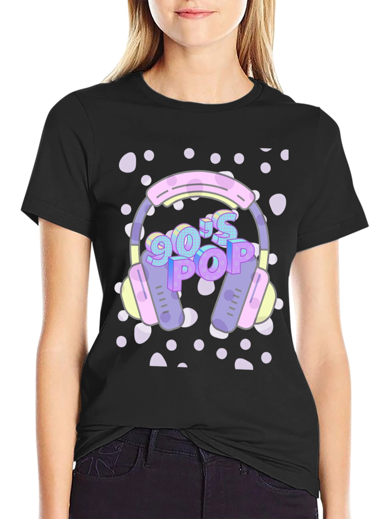 90s Pop Headphone Graphic Tee