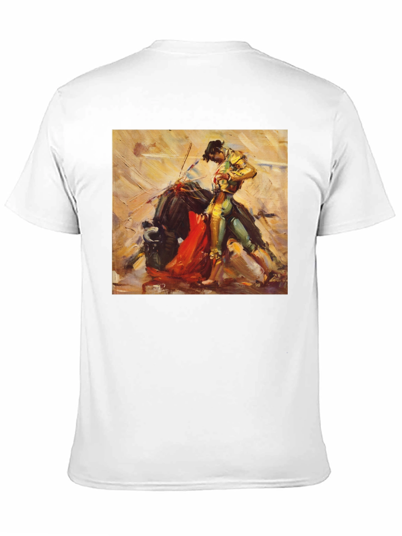 Bullfight Art T-Shirt - Stylish Black Tee