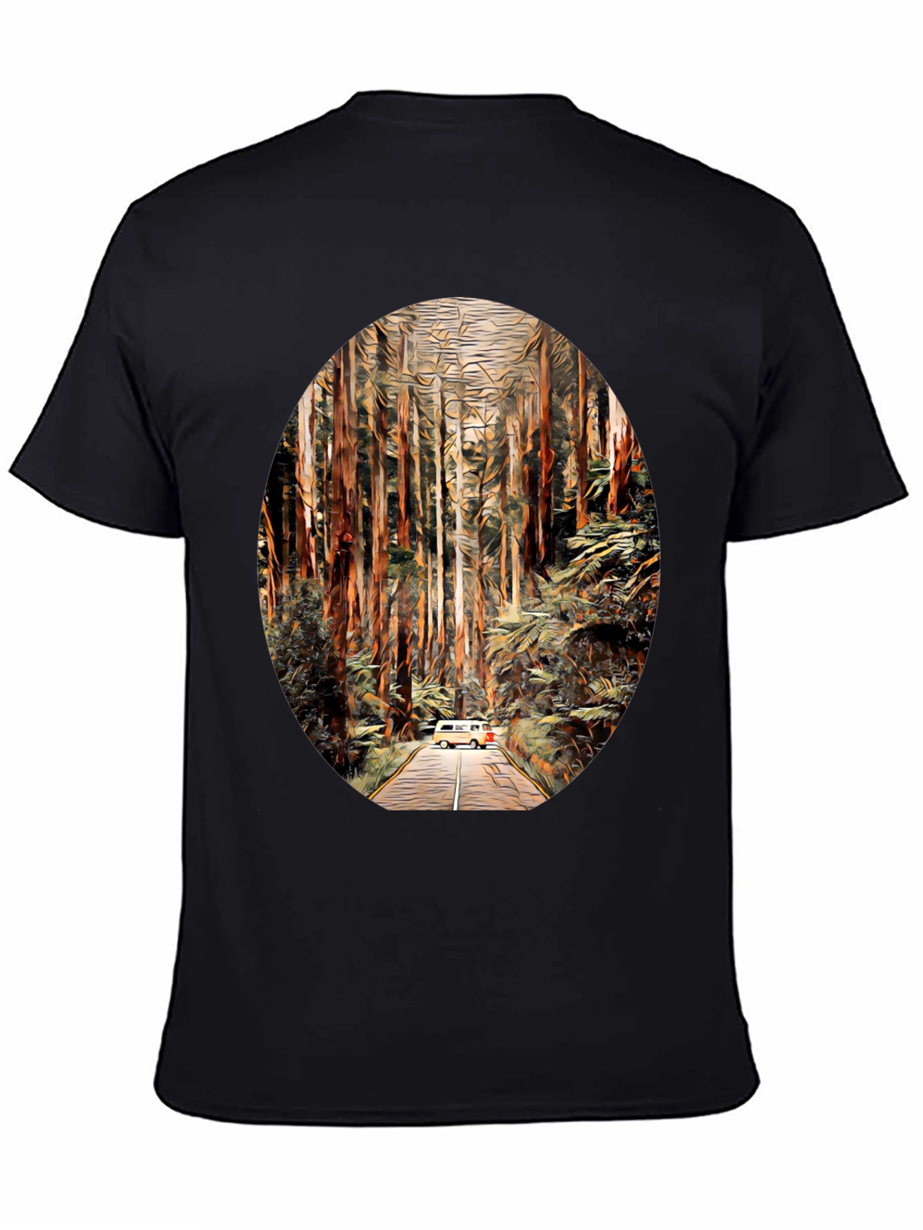 Van Life Forest T-Shirt - Adventure Awaits!