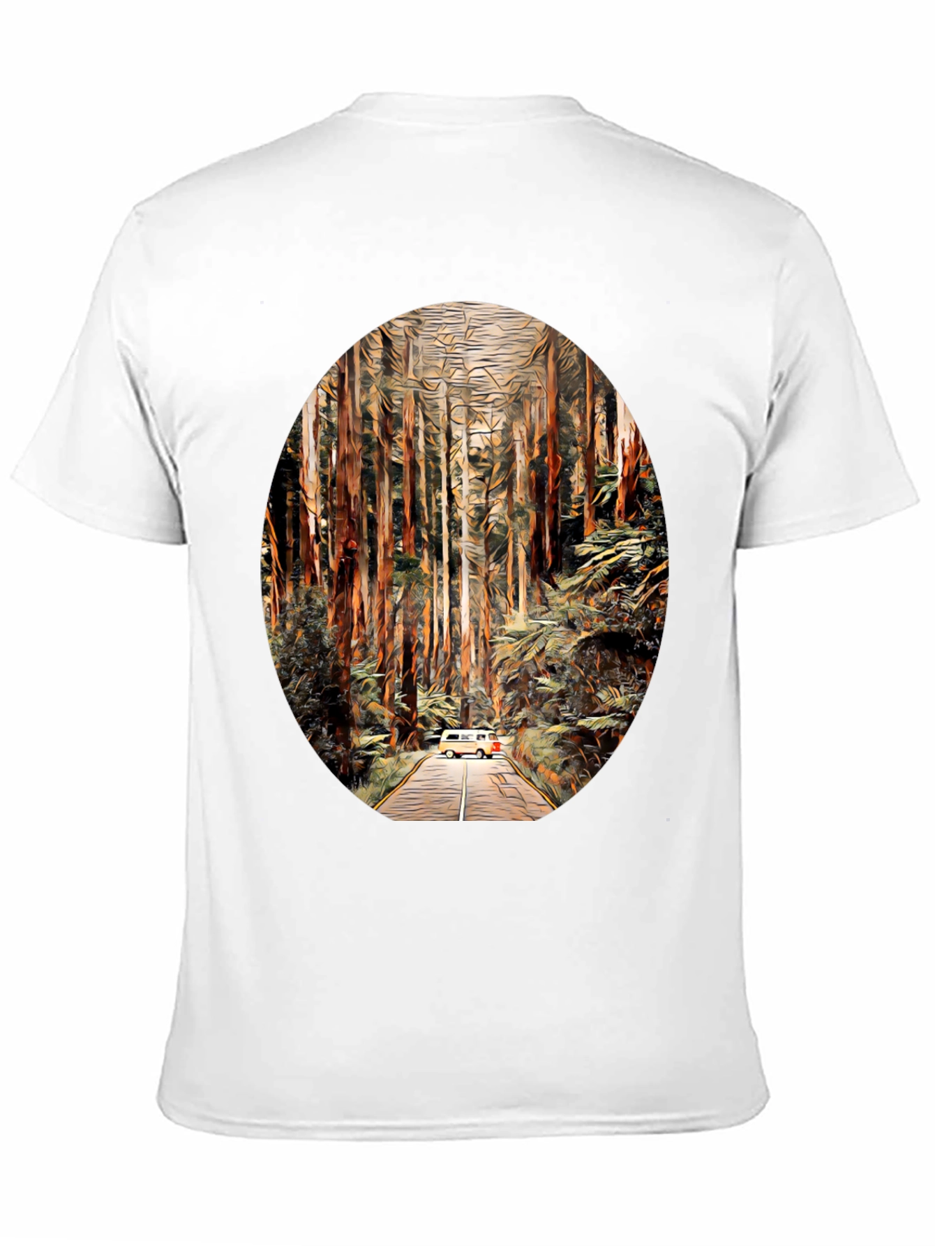 Van Life Forest T-Shirt - Adventure Awaits!