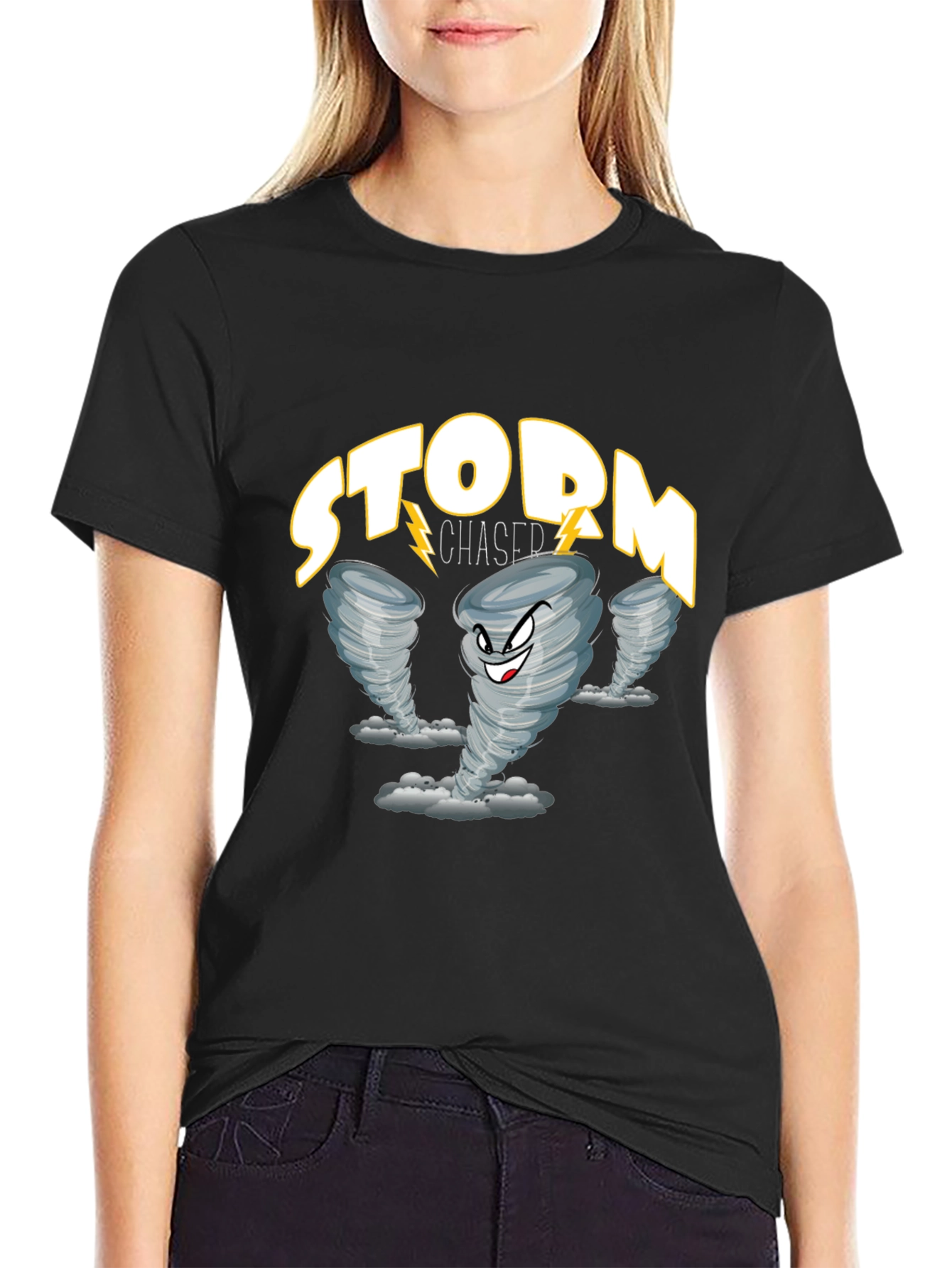 Storm Chaser Graphic Tee - Tornado Design