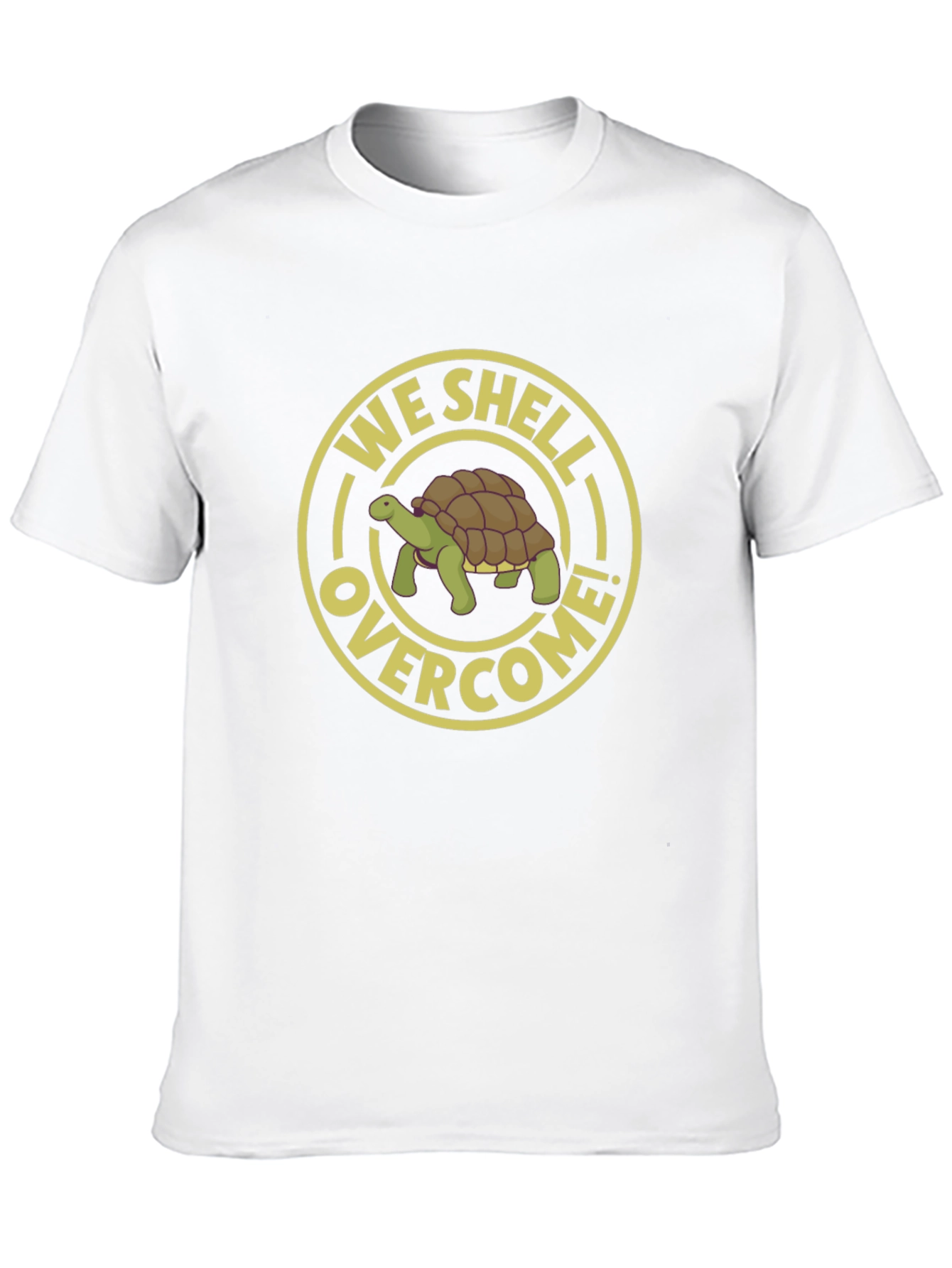 We Shell Overcome T-Shirt - Turtle Graphic Tee