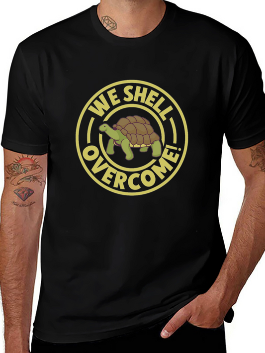We Shell Overcome T-Shirt - Turtle Graphic Tee