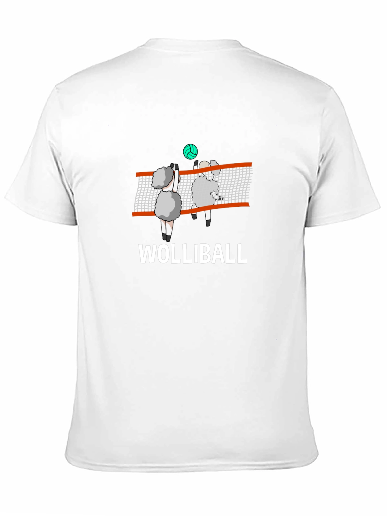 Wolliball Sheep Volleyball Graphic T-Shirt
