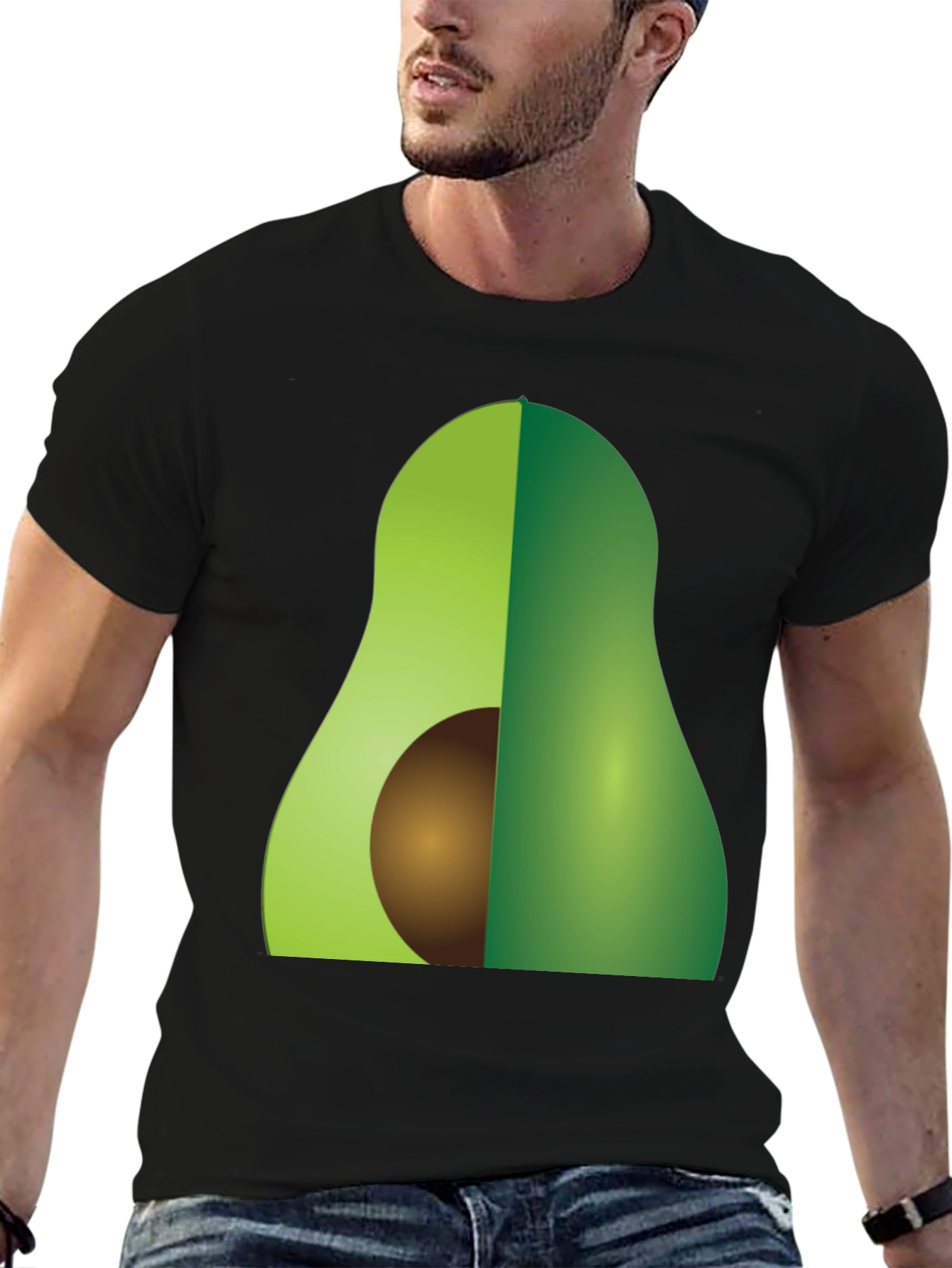 Avocado Graphic Tee - Black T-Shirt