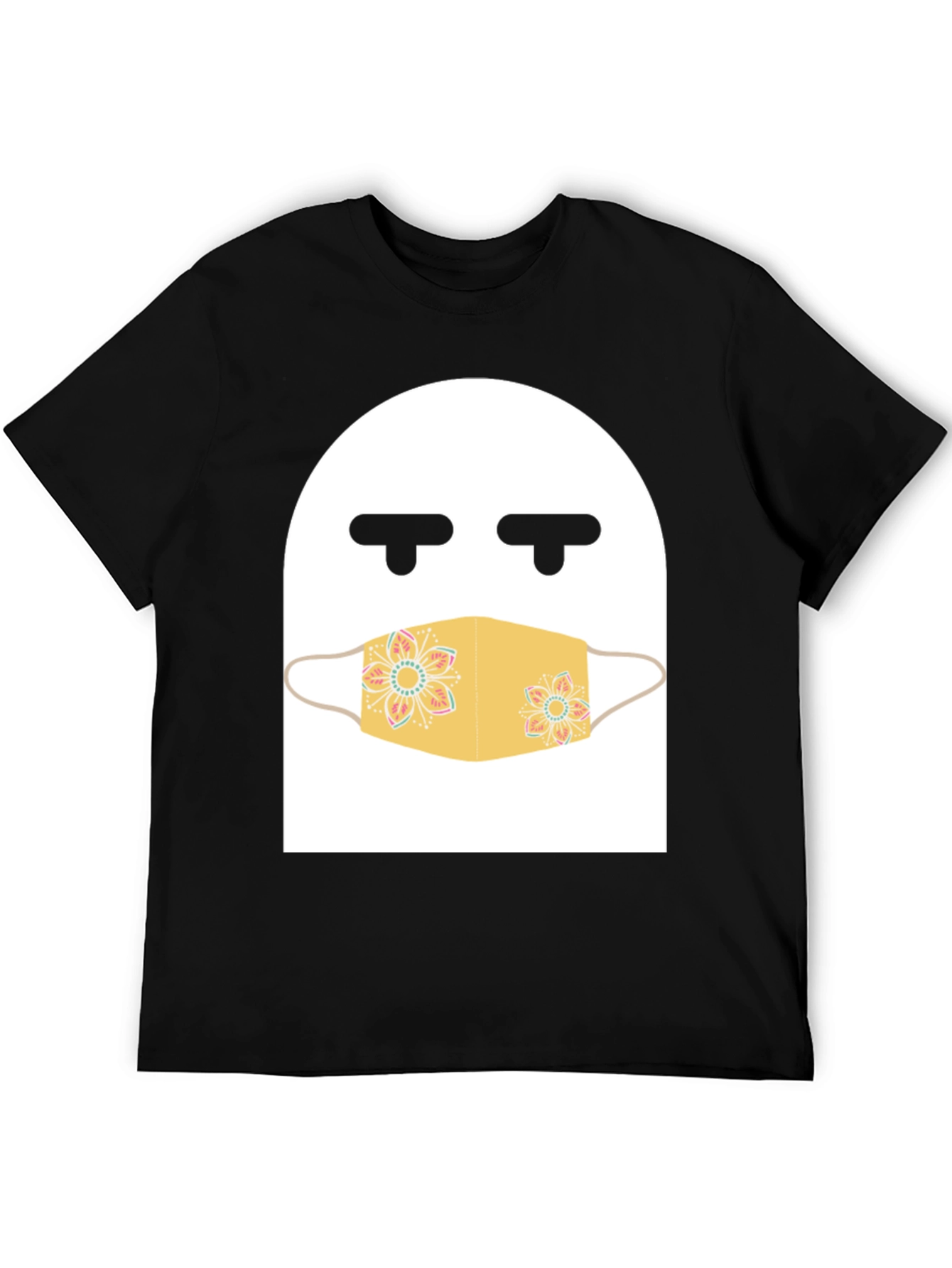 Quarantine Ghost T-Shirt - Masked Funny Tee