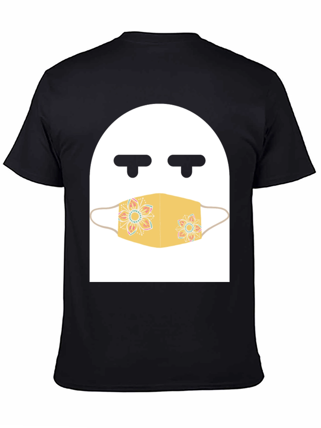Quarantine Ghost T-Shirt - Masked Funny Tee