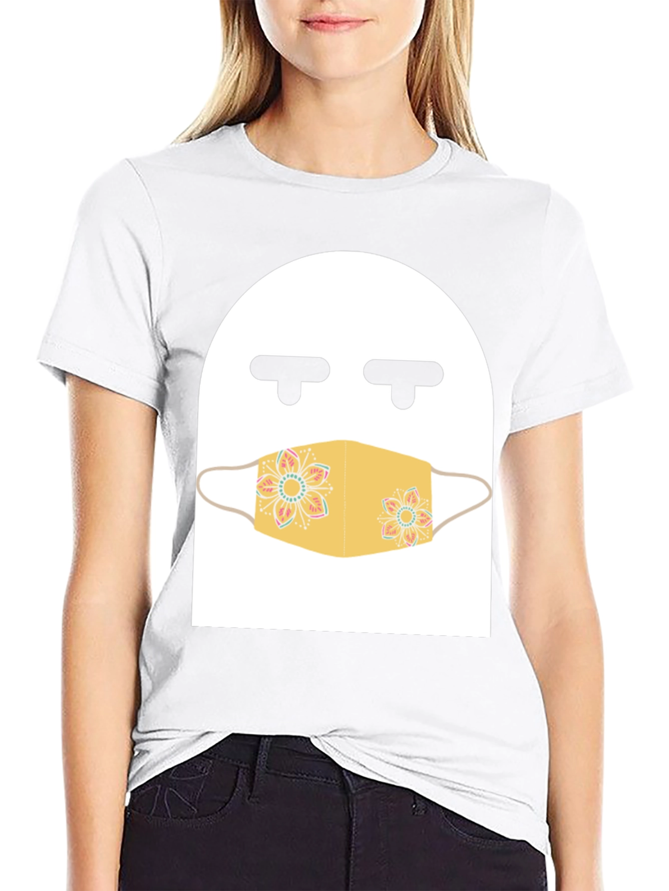 Quarantine Ghost T-Shirt - Masked Funny Tee