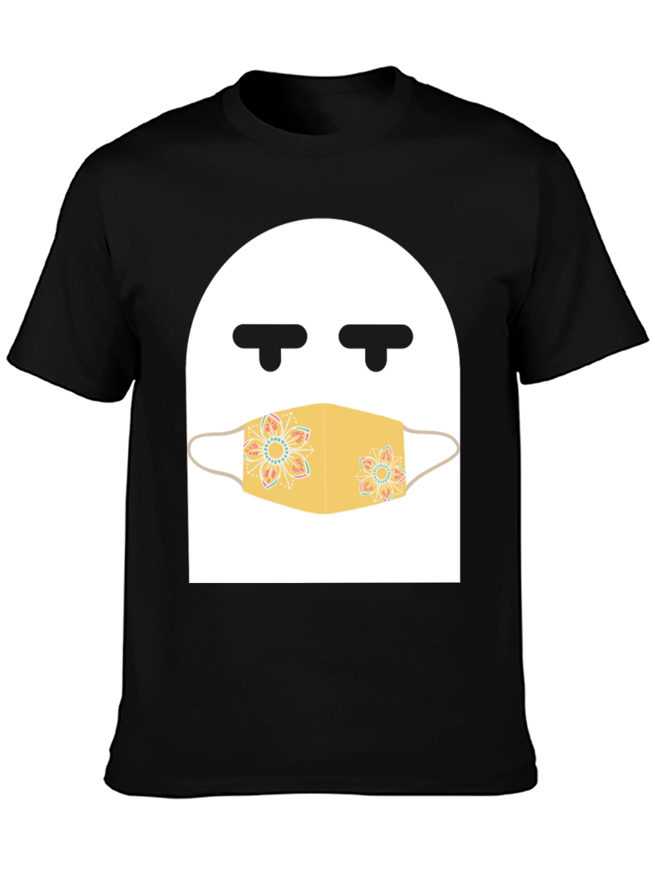 Quarantine Ghost T-Shirt - Masked Funny Tee