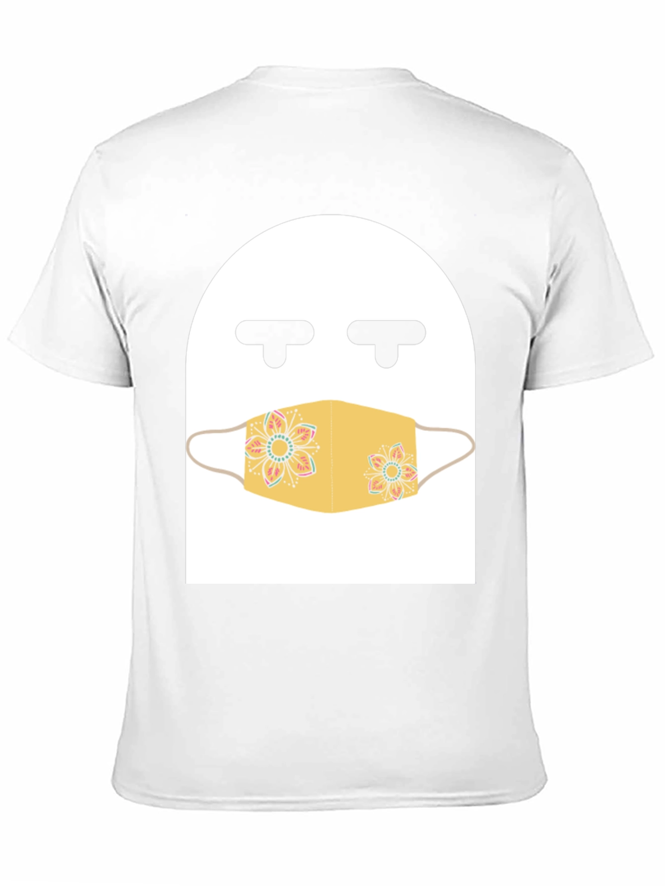 Quarantine Ghost T-Shirt - Masked Funny Tee