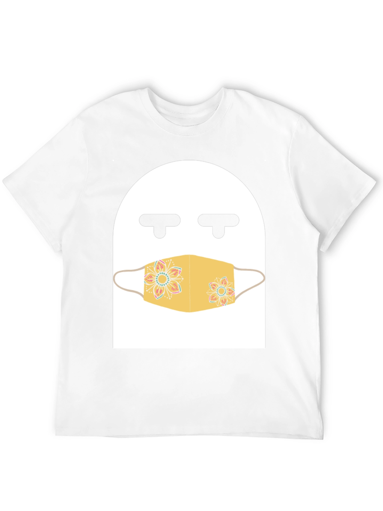 Quarantine Ghost T-Shirt - Masked Funny Tee