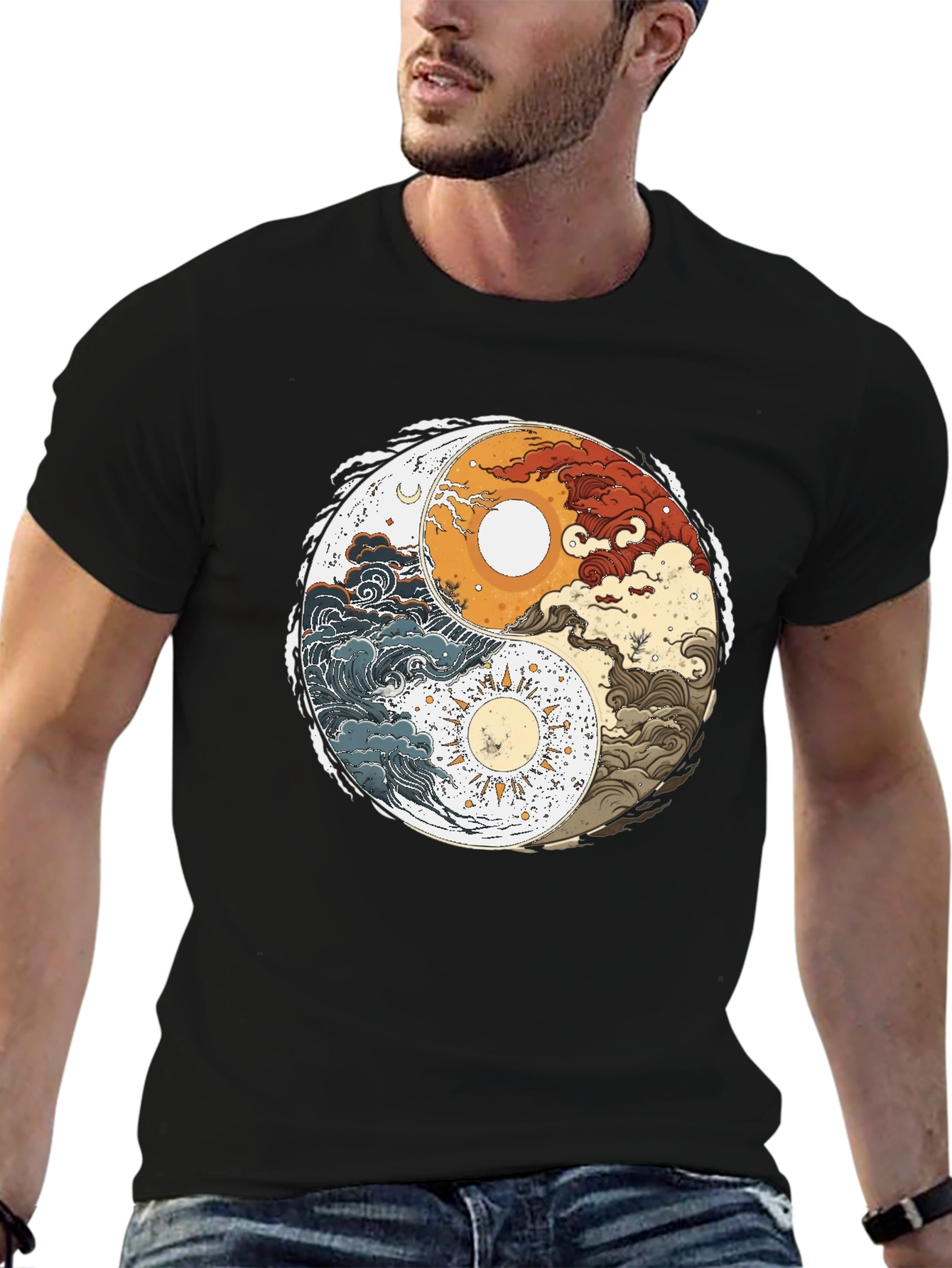 Yin Yang T-Shirt - Balance & Harmony Design