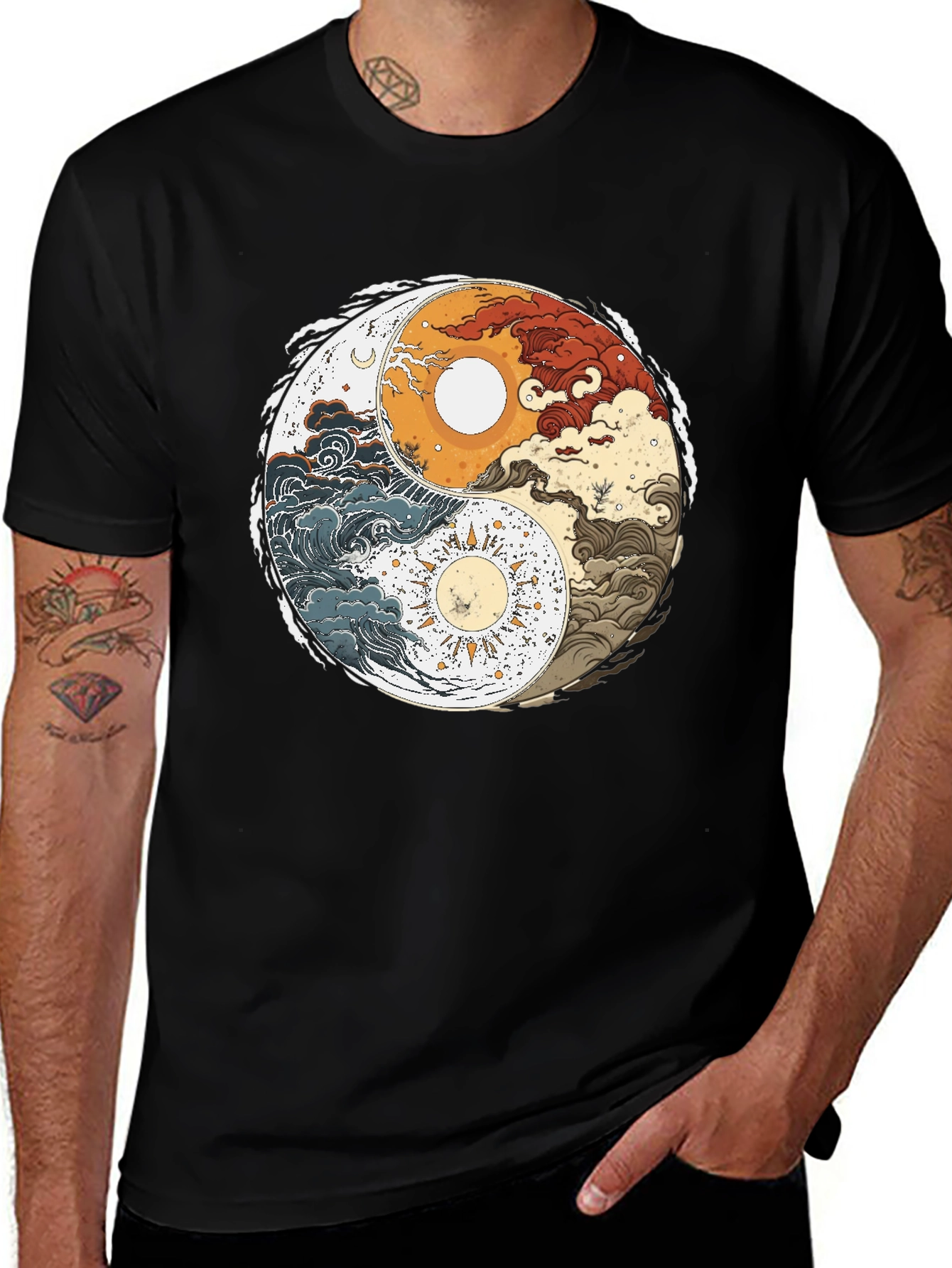 Yin Yang T-Shirt - Balance & Harmony Design