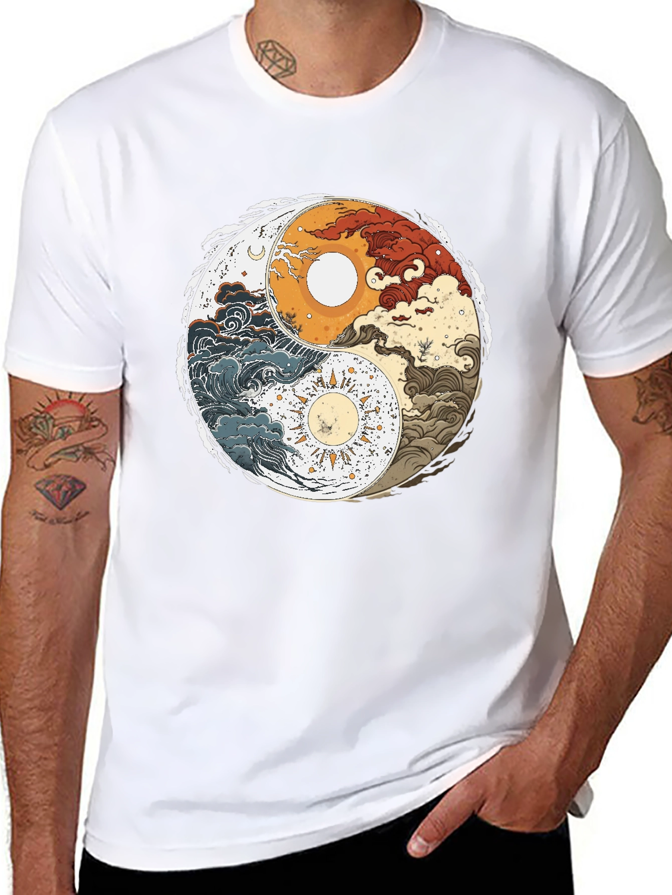 Yin Yang T-Shirt - Balance & Harmony Design