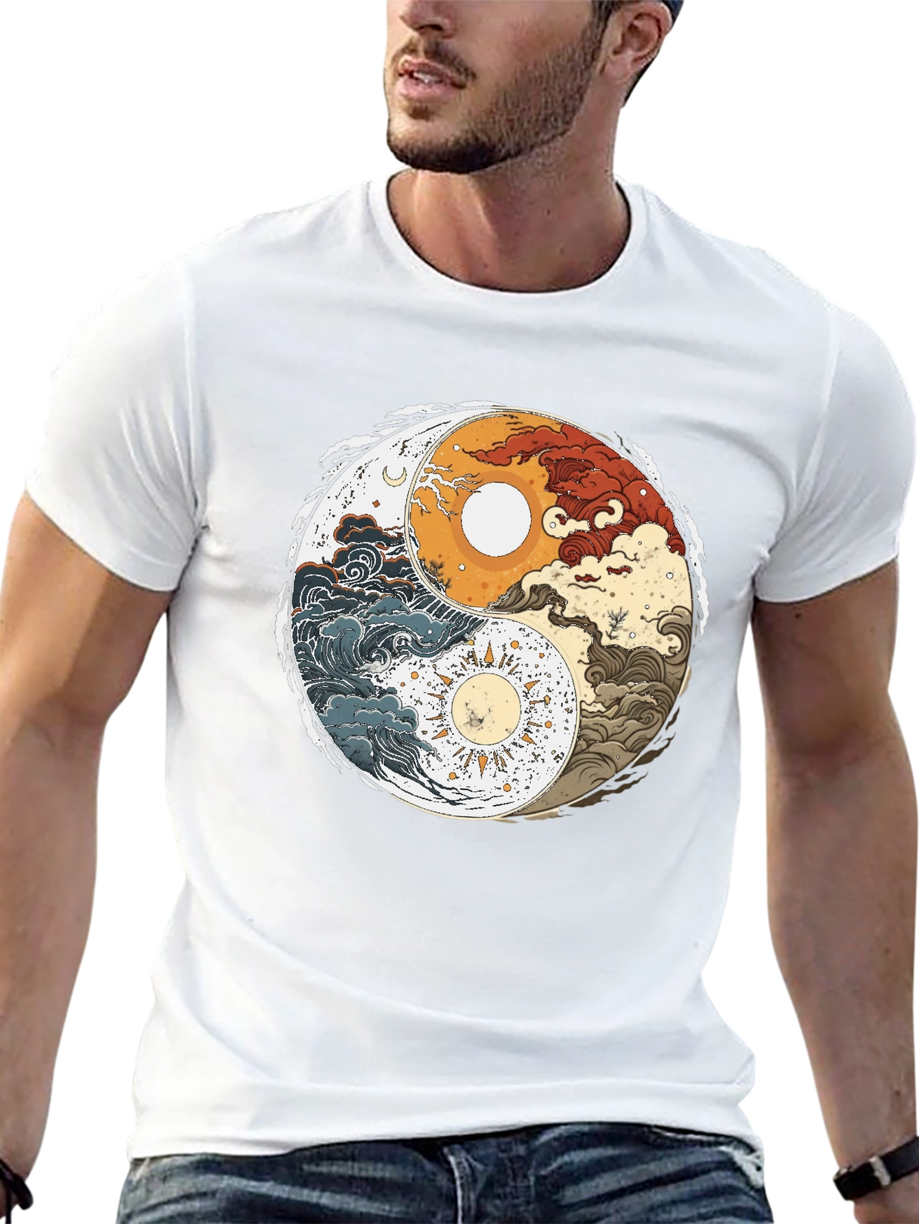 Yin Yang T-Shirt - Balance & Harmony Design