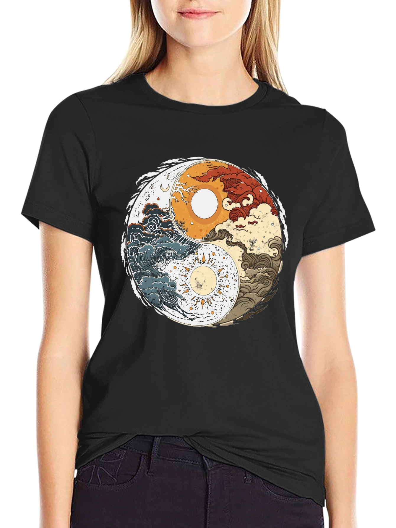 Yin Yang T-Shirt - Balance & Harmony Design