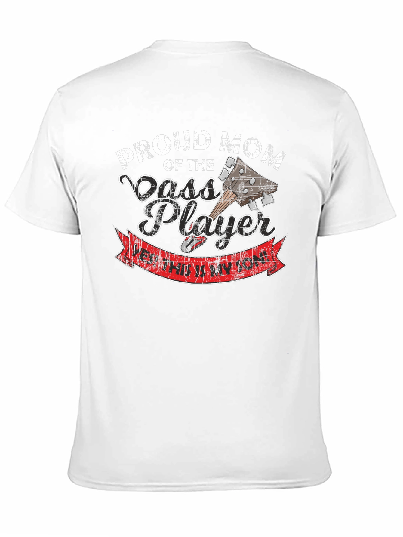 Proud Mom of Bass Player Graphic T-Shirt