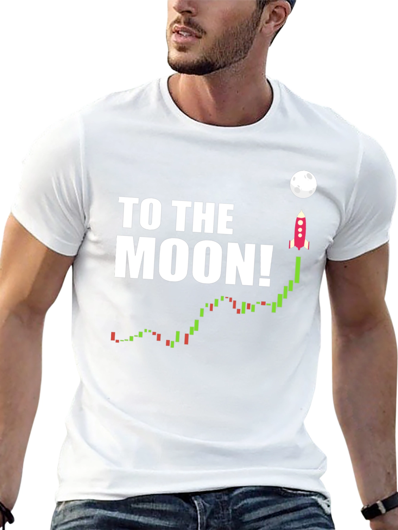 To The Moon! Crypto T-Shirt - Black