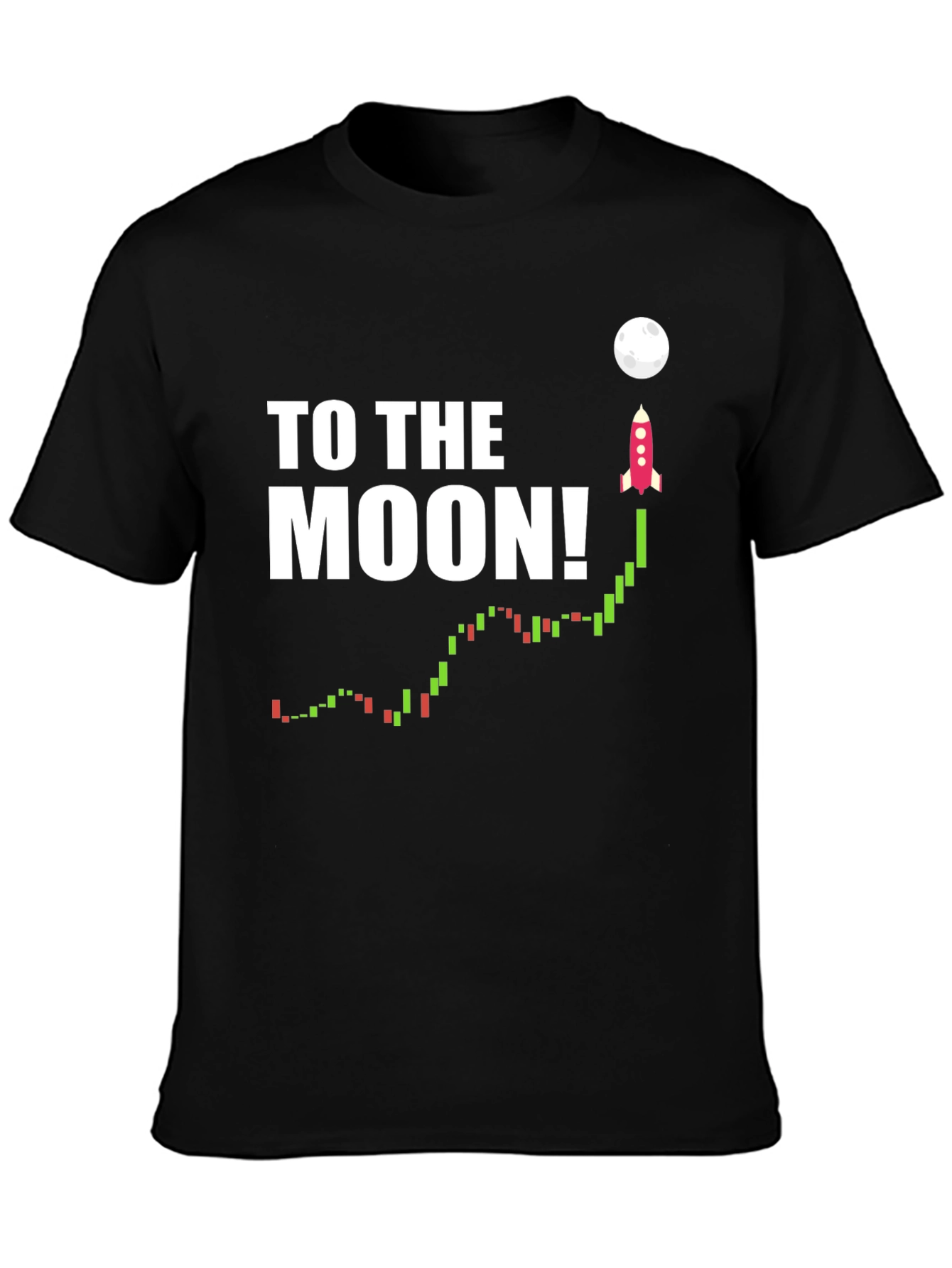 To The Moon! Crypto T-Shirt - Black