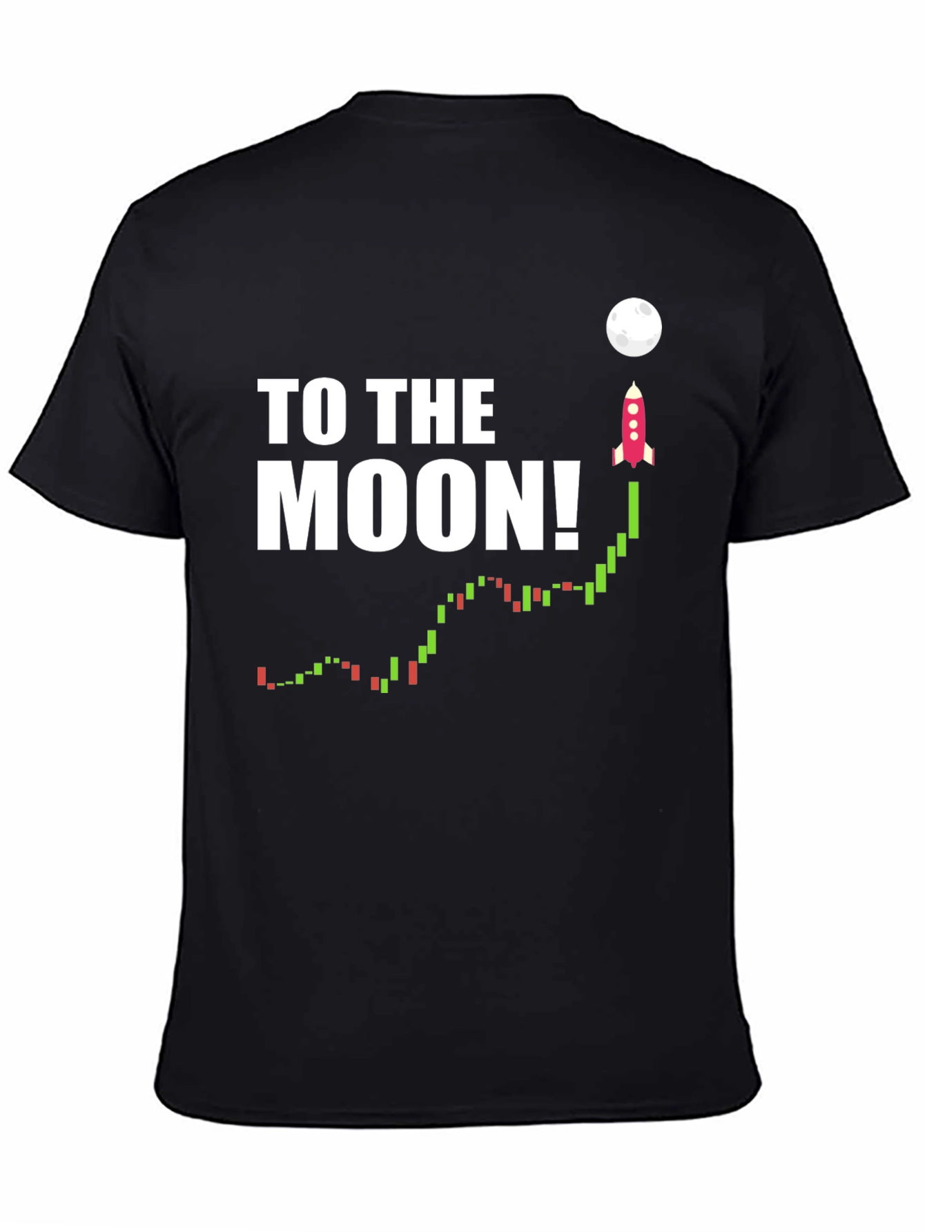 To The Moon! Crypto T-Shirt - Black