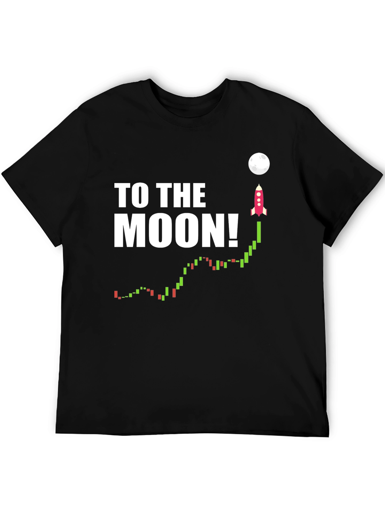 To The Moon! Crypto T-Shirt - Black