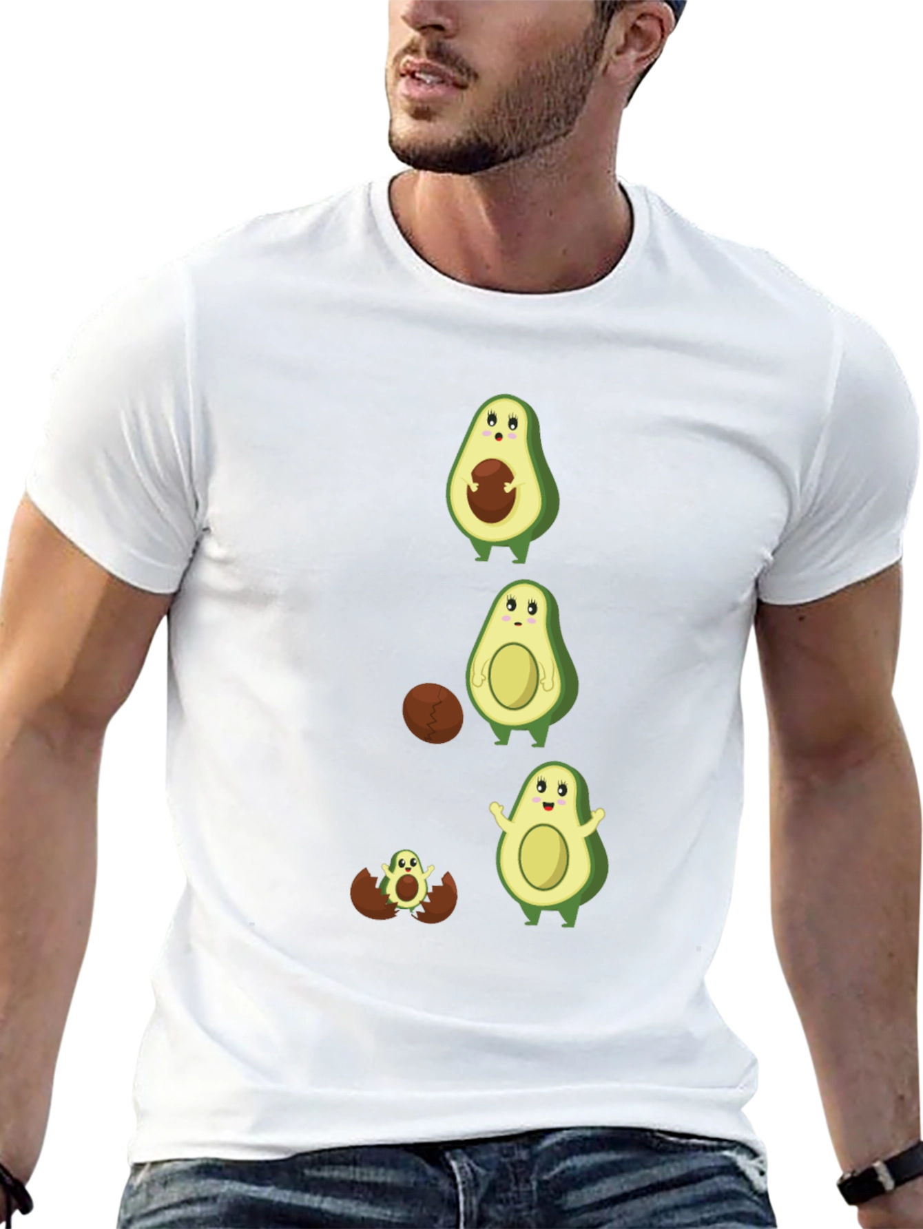 Avocado Evolution T-Shirt - Funny Fruit Tee