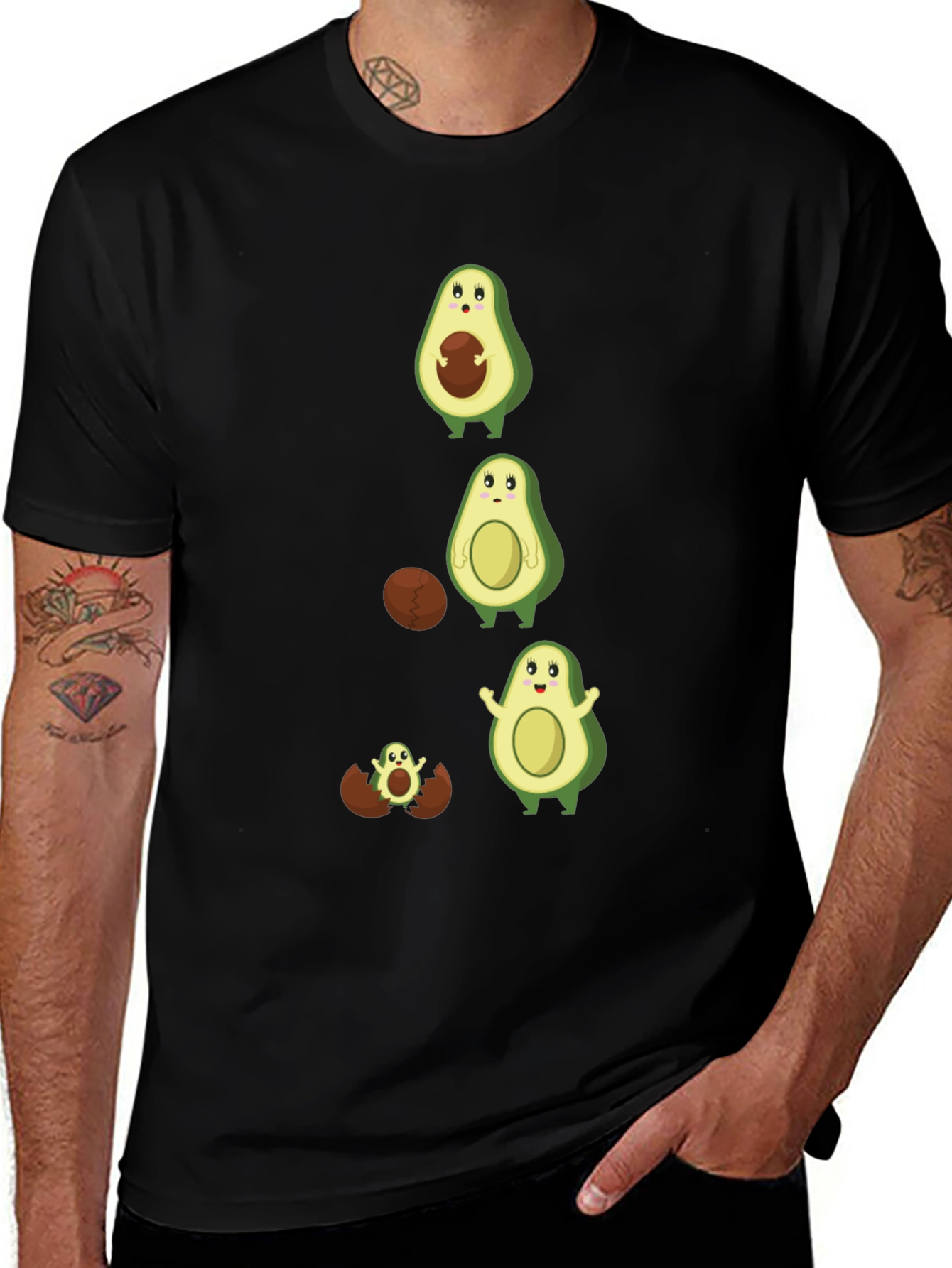 Avocado Evolution T-Shirt - Funny Fruit Tee
