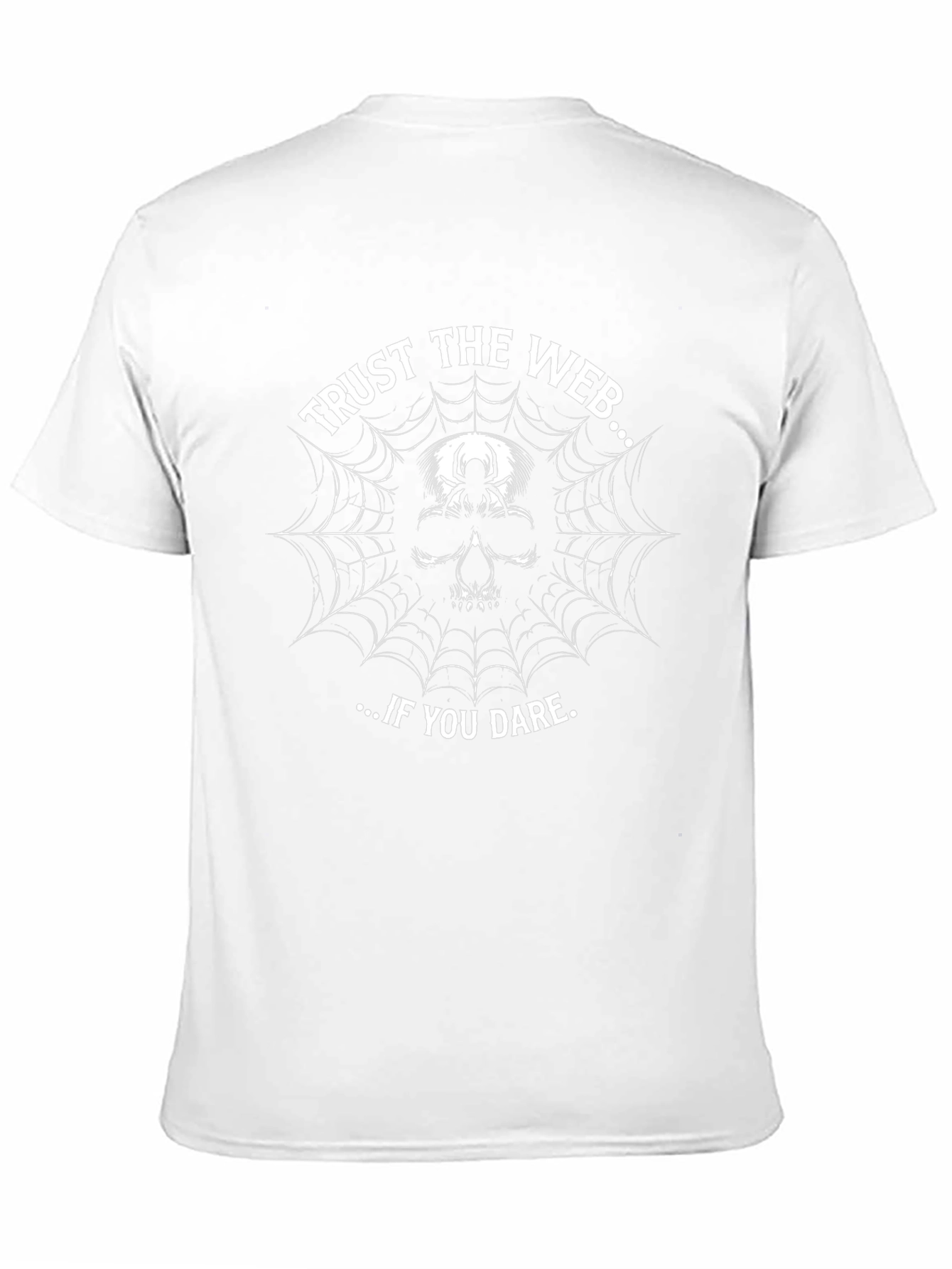 Trust the Web T-Shirt: Spider Skull Graphic Tee