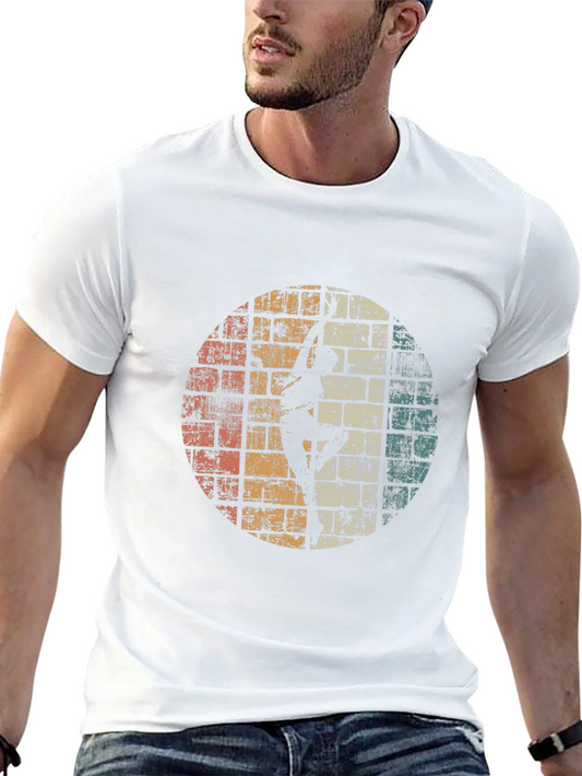 Retro Dancer Graphic Tee - Vintage Style Shirt