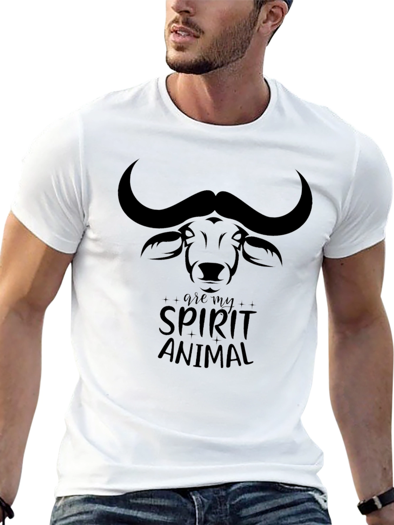 Buffalo Spirit Animal Graphic Tee