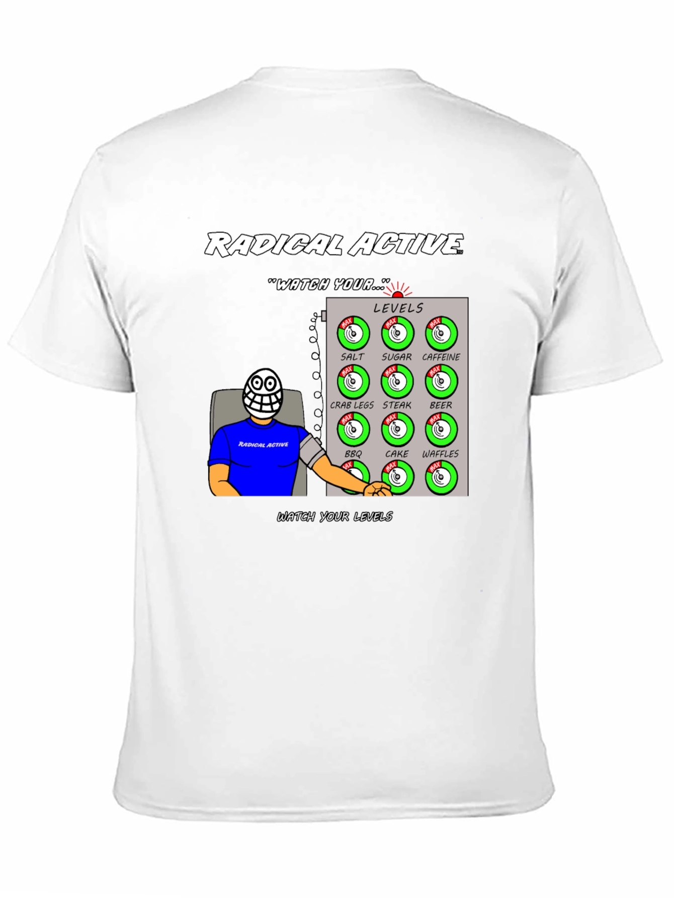 Radical Active Watch Your Levels Graphic Tee