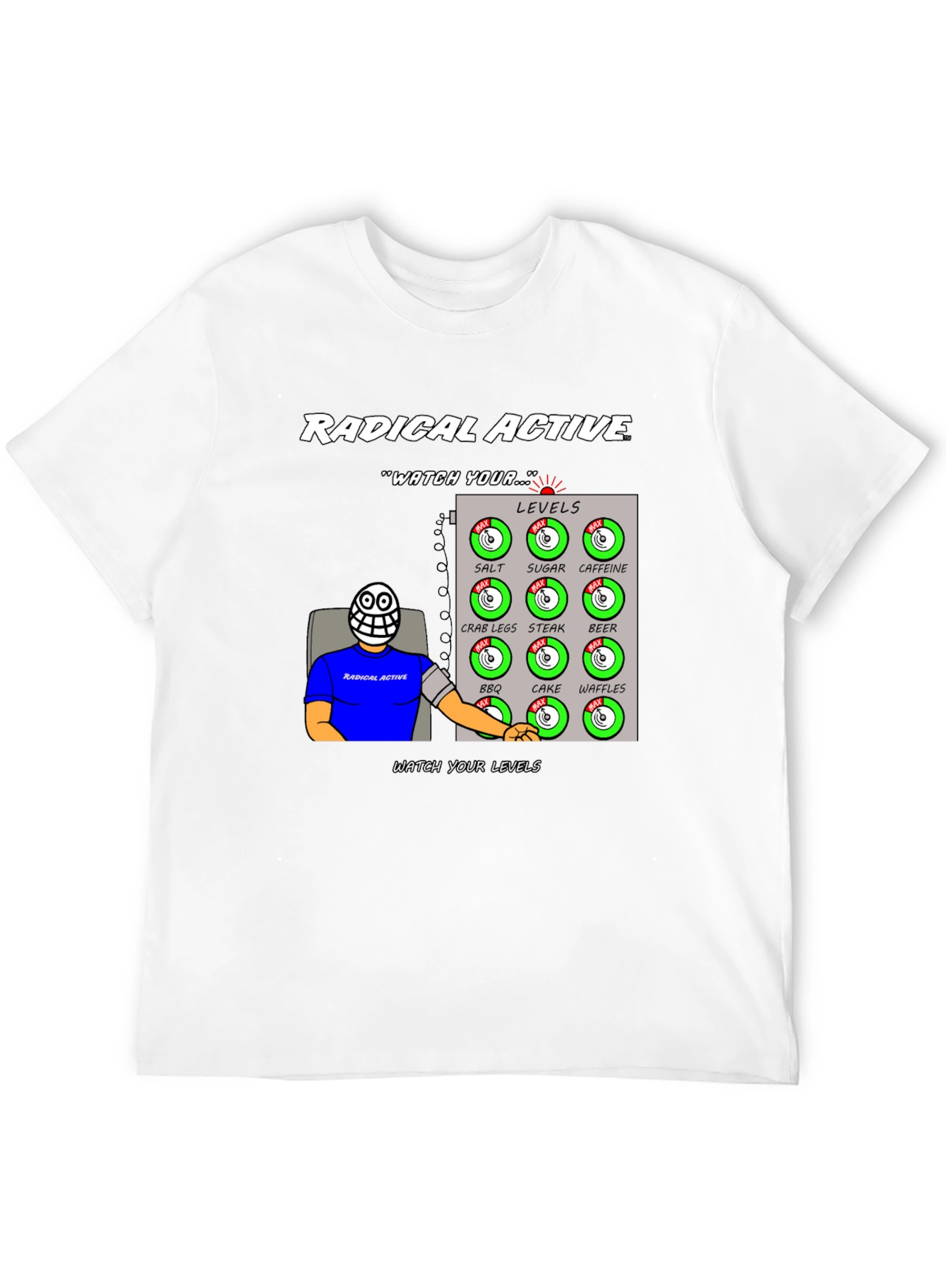 Radical Active Watch Your Levels Graphic Tee