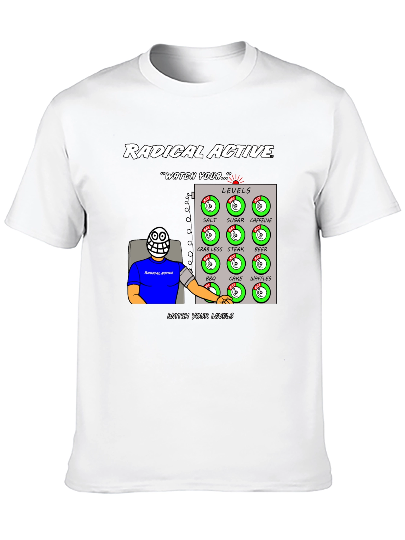 Radical Active Watch Your Levels Graphic Tee