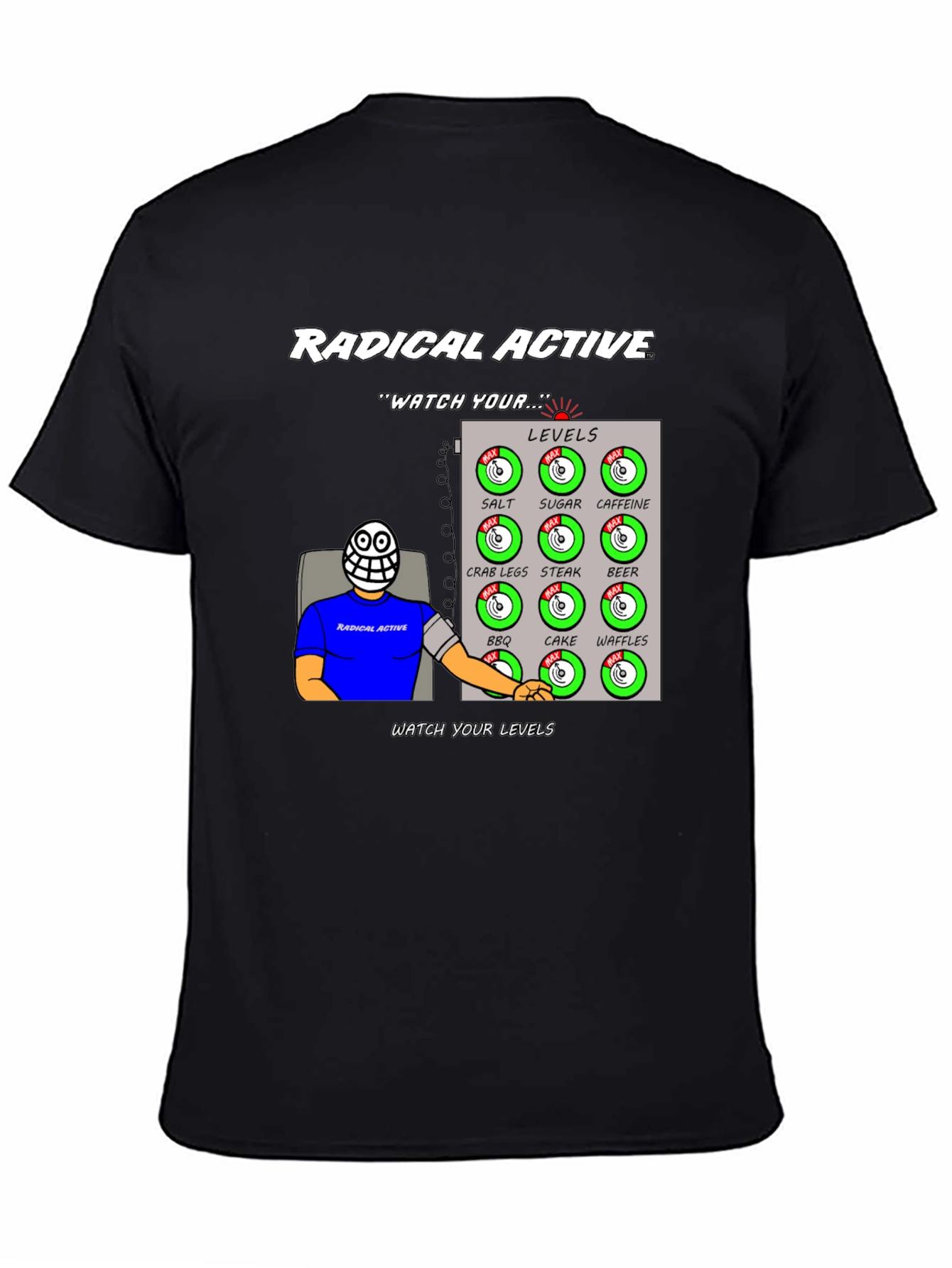 Radical Active Watch Your Levels Graphic Tee