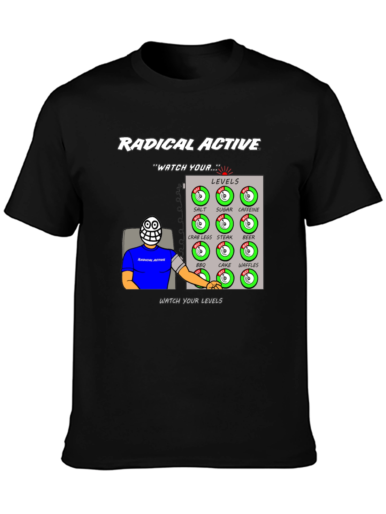 Radical Active Watch Your Levels Graphic Tee