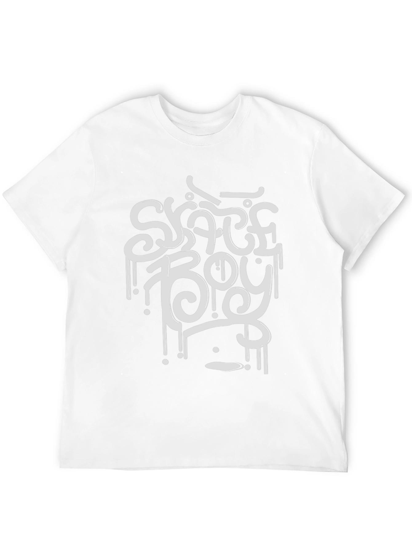 Skate Boy Graphic T-Shirt - Black