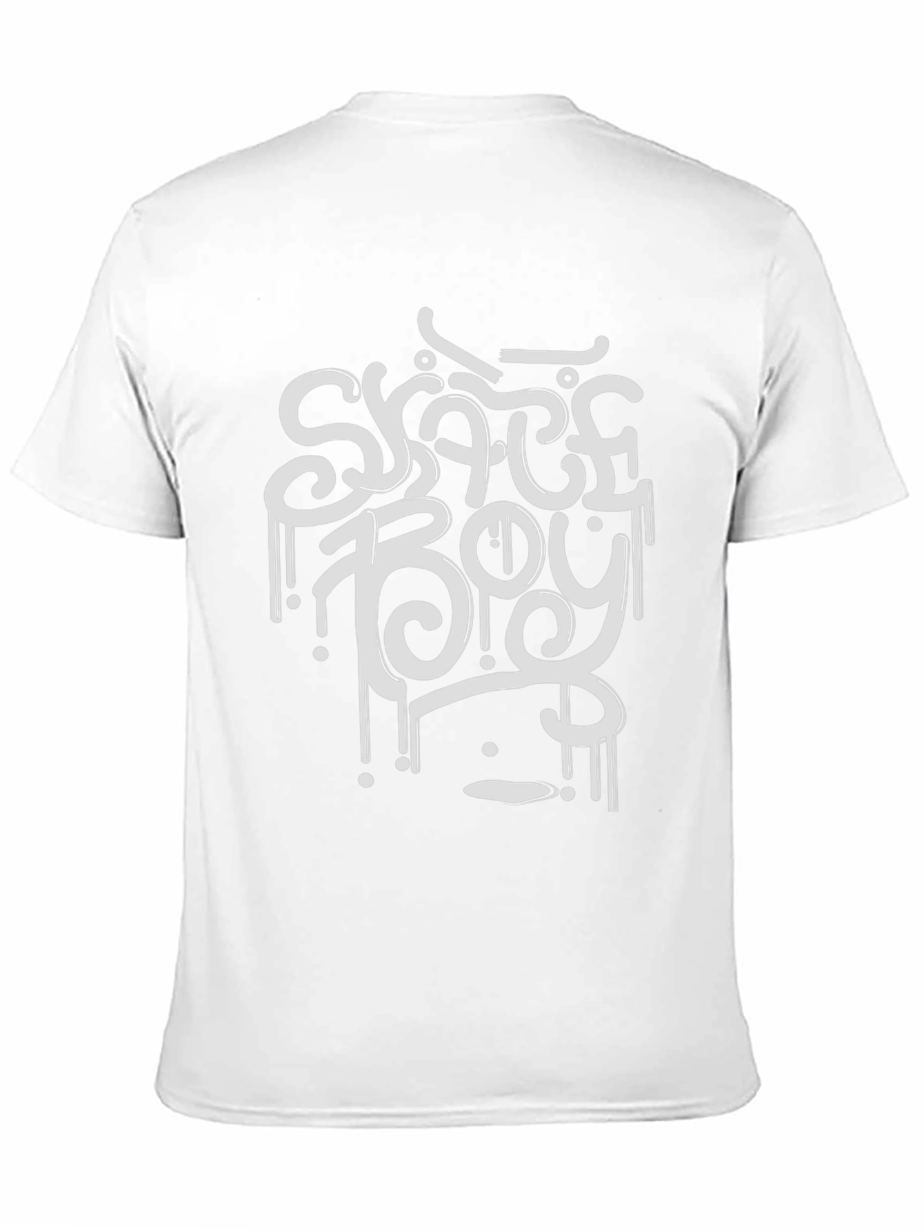 Skate Boy Graphic T-Shirt - Black