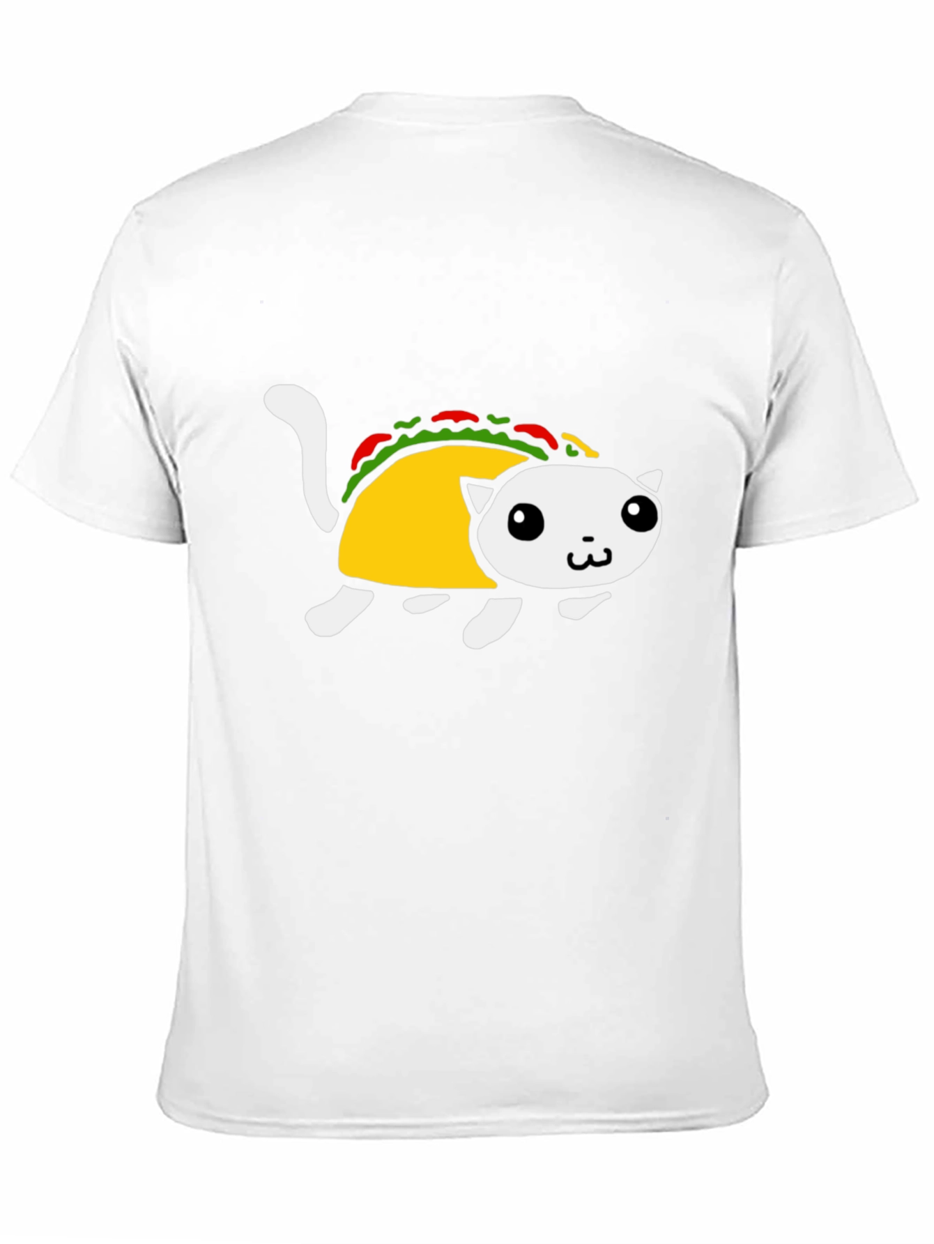 Taco Cat Graphic Tee - Black Short Sleeve