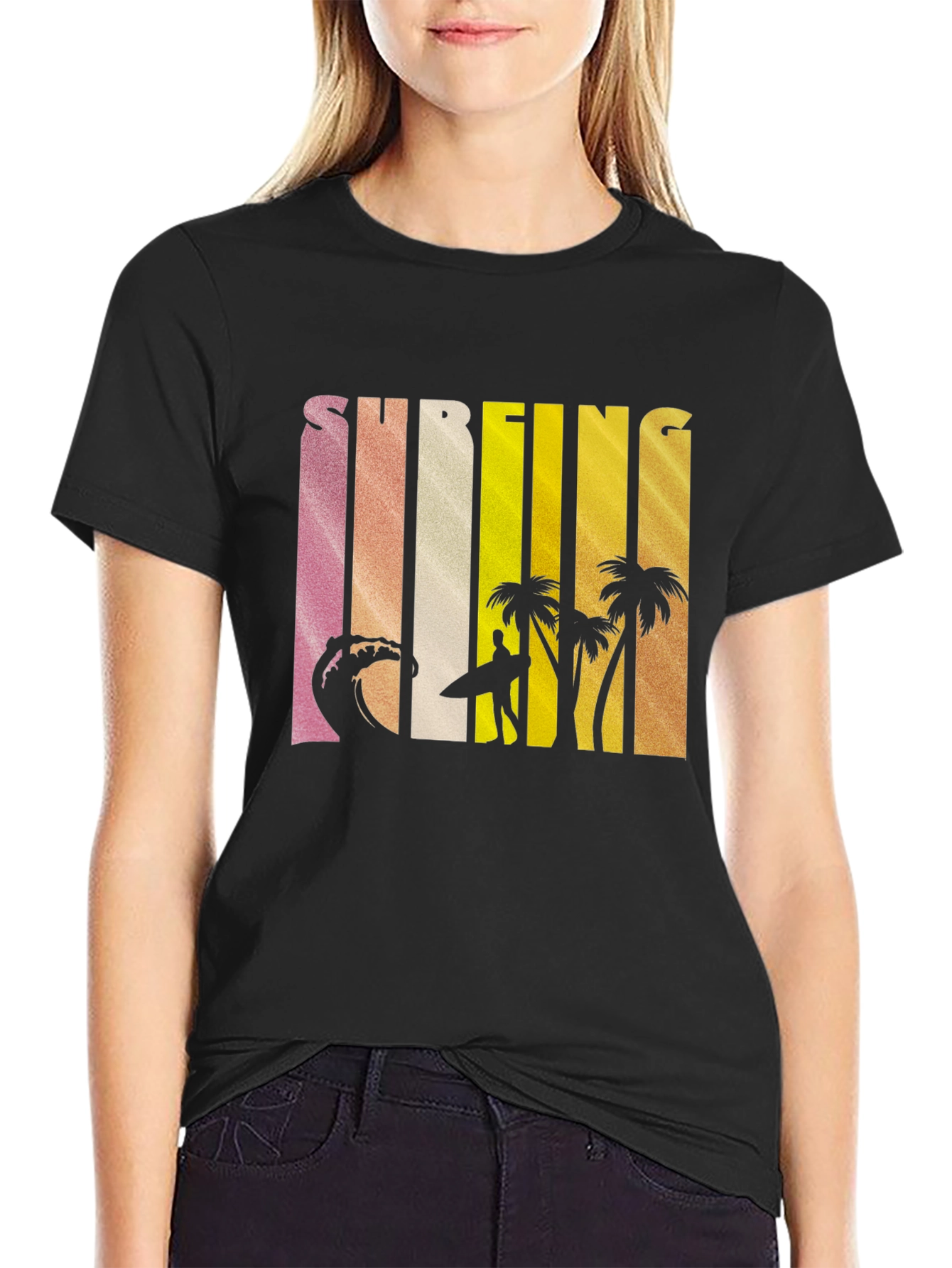Surfing Graphic Tee - Island Vibes