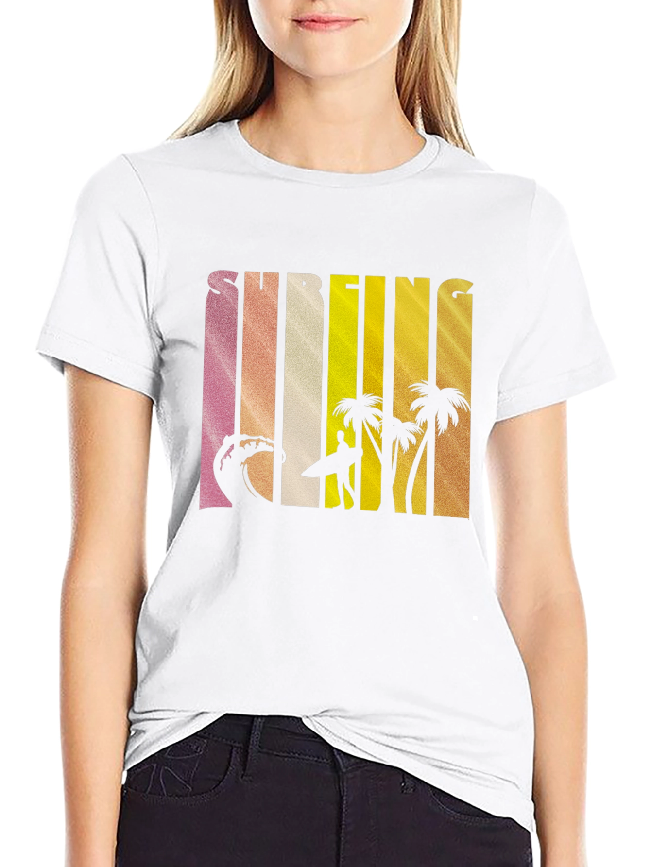 Surfing Graphic Tee - Island Vibes