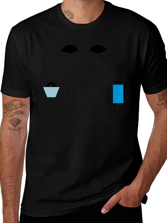 Stick Figure Travelers Graphic Tee