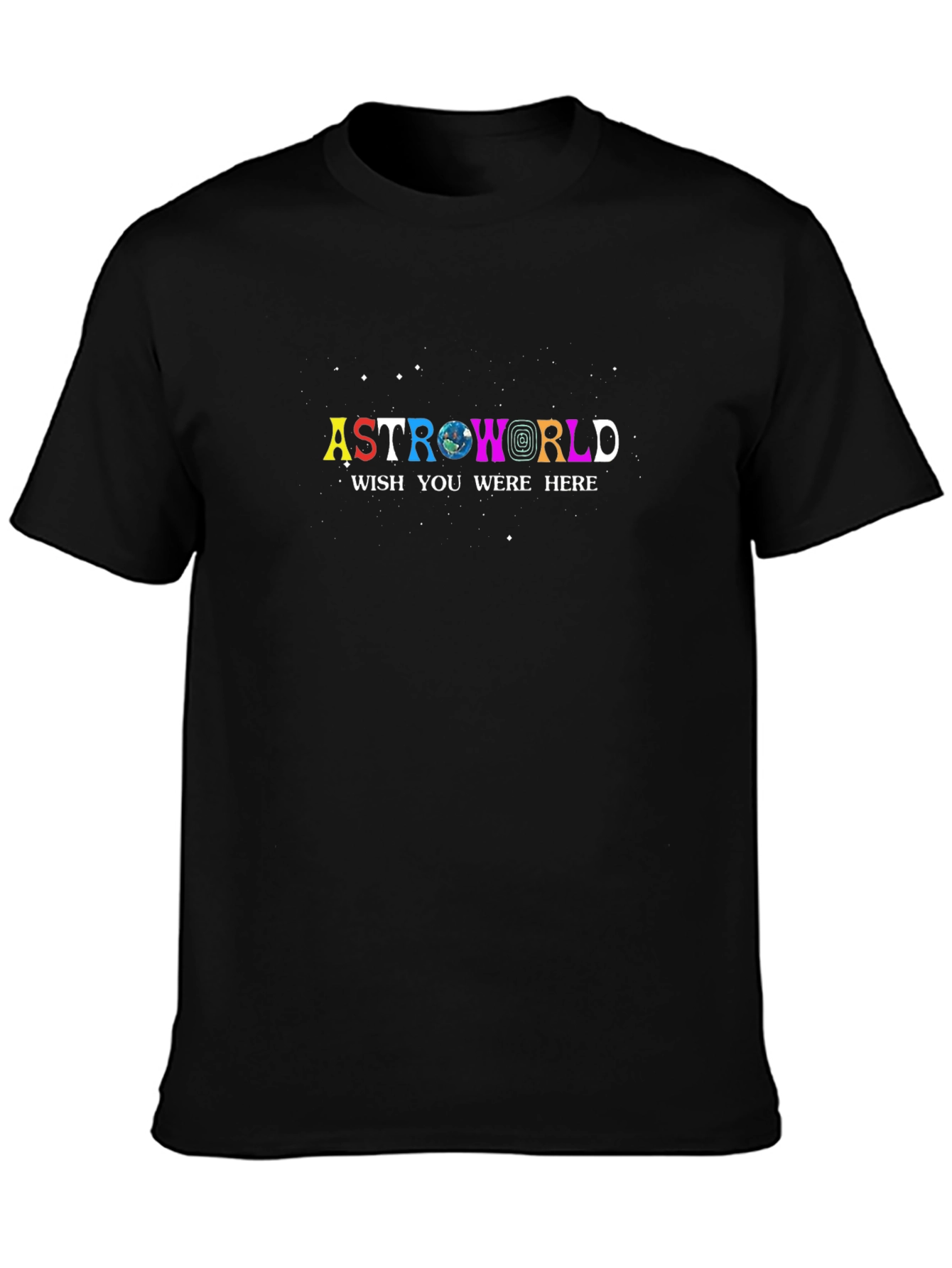 Astroworld Wish You Were Here Black T-Shirt
