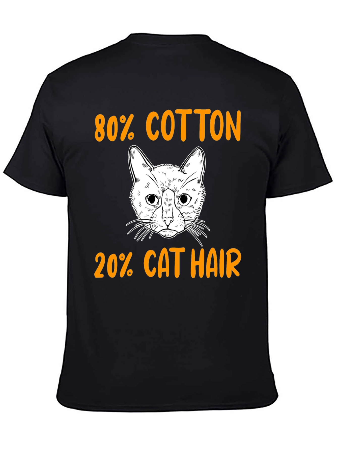 80% Cotton 20% Cat Hair T-Shirt