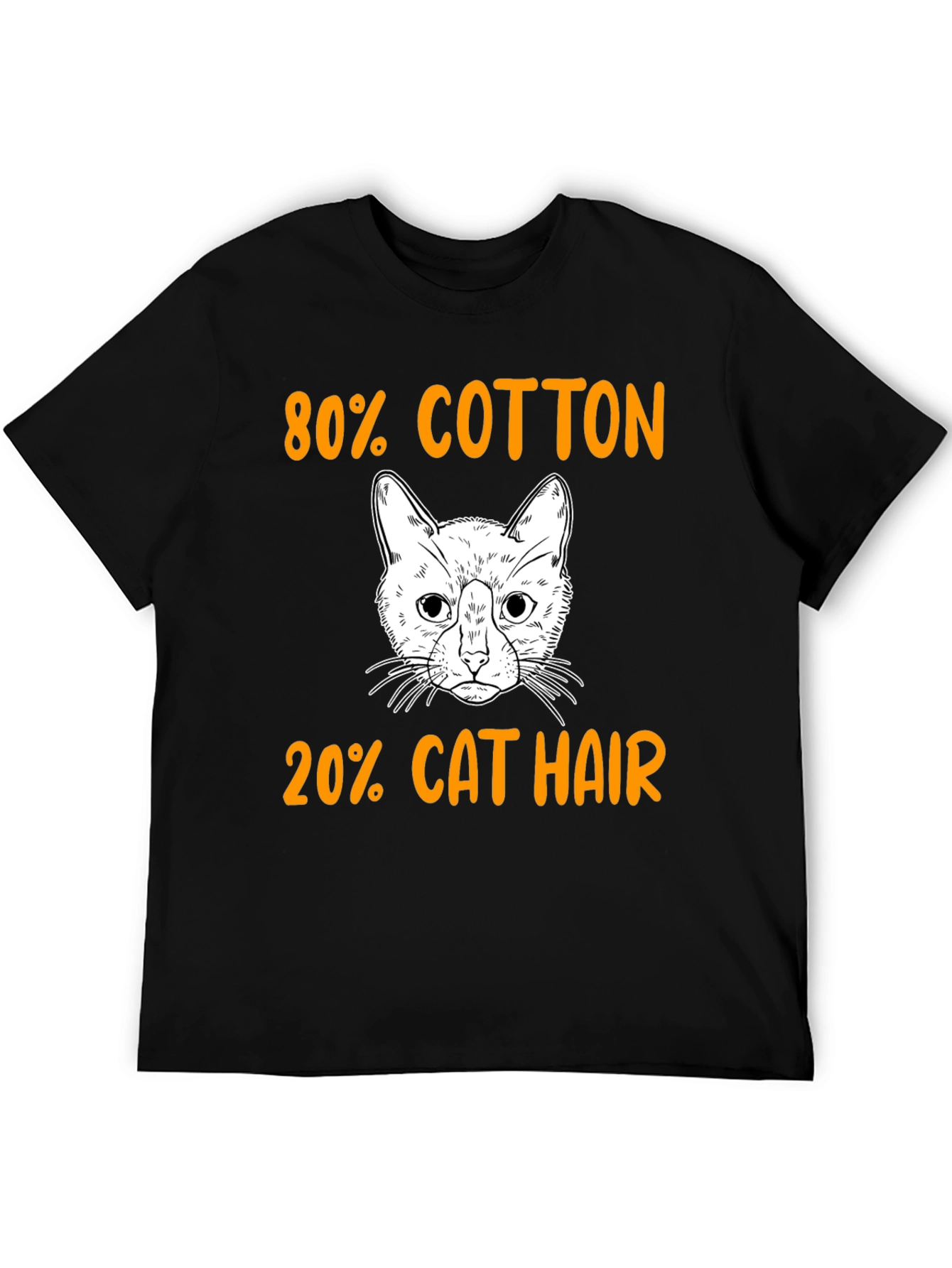 80% Cotton 20% Cat Hair T-Shirt