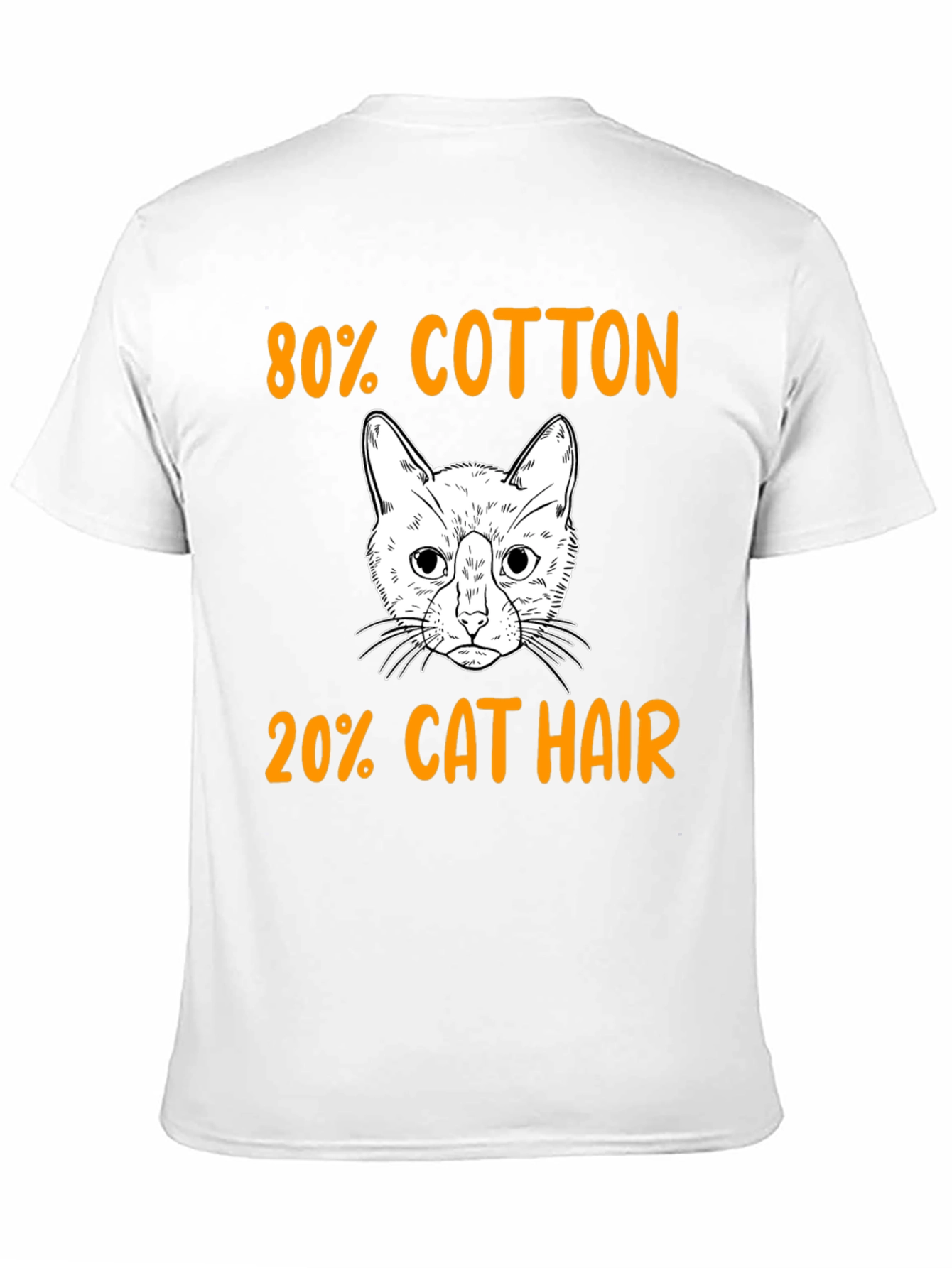 80% Cotton 20% Cat Hair T-Shirt