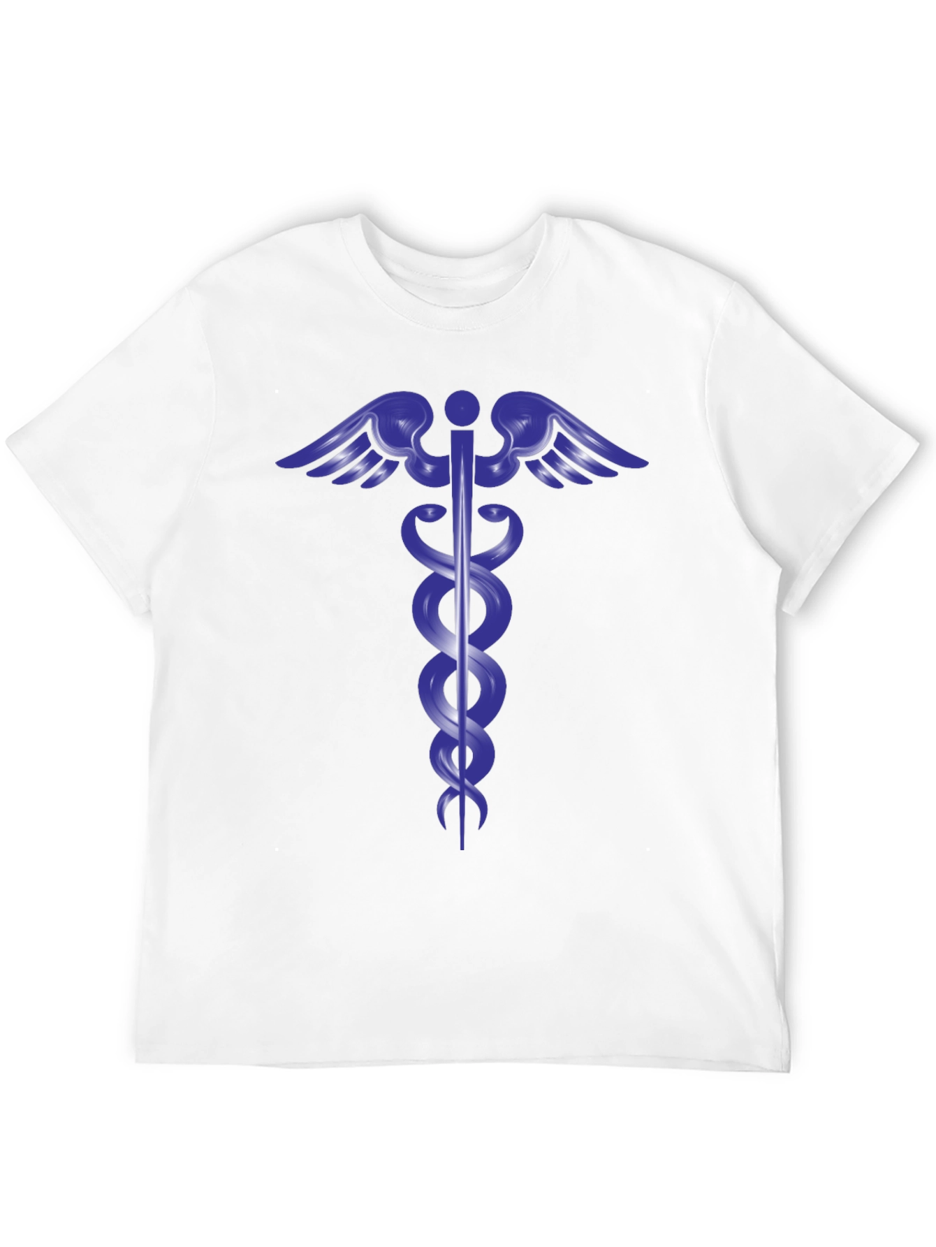 Caduceus Symbol Black T-Shirt - Medical & Health