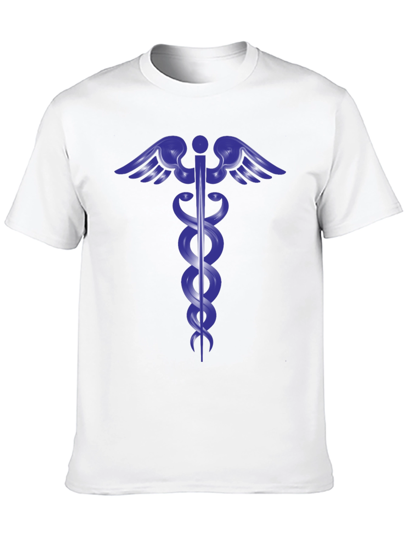 Caduceus Symbol Black T-Shirt - Medical & Health