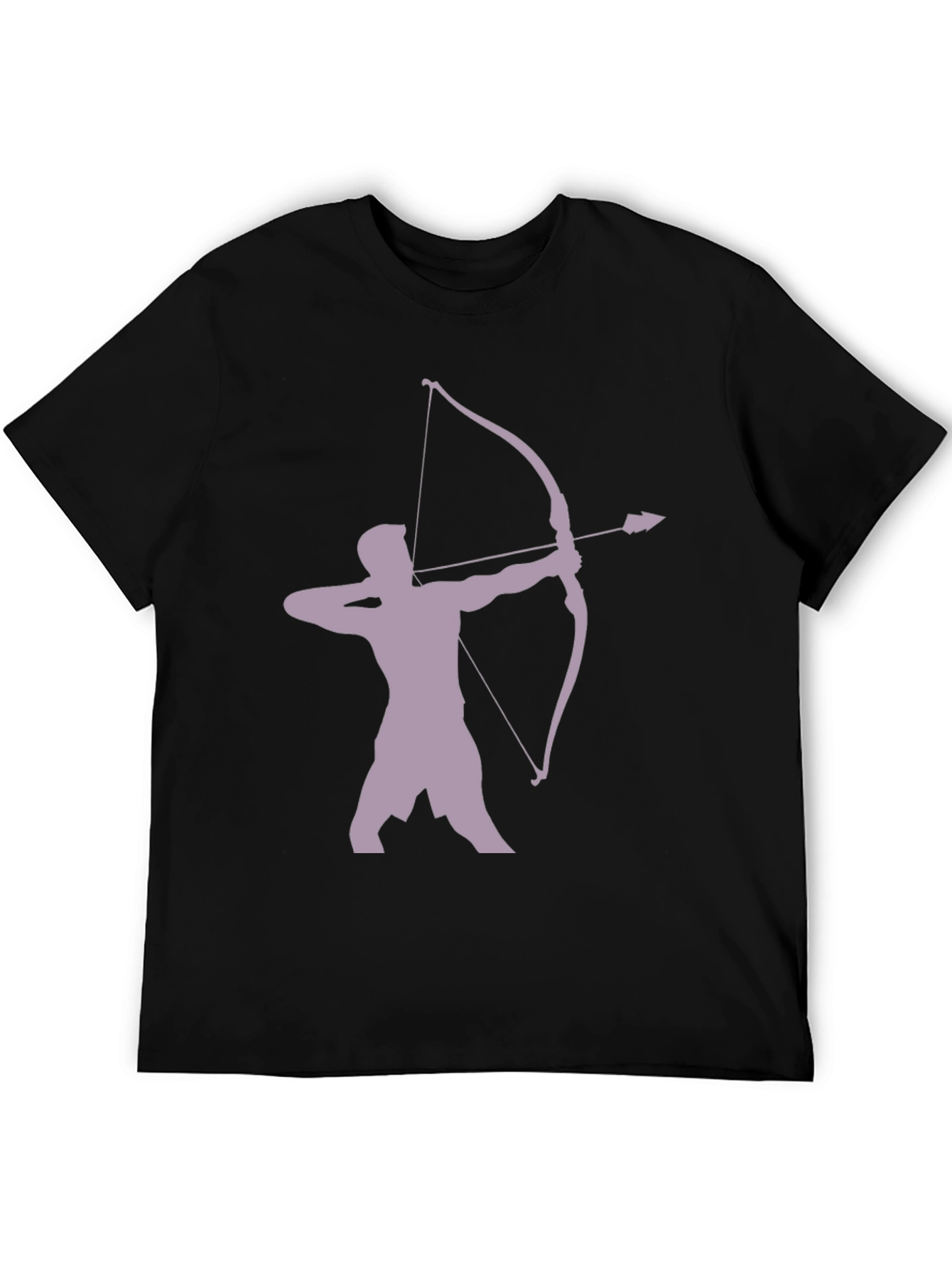 Archer Silhouette Graphic Tee - Black